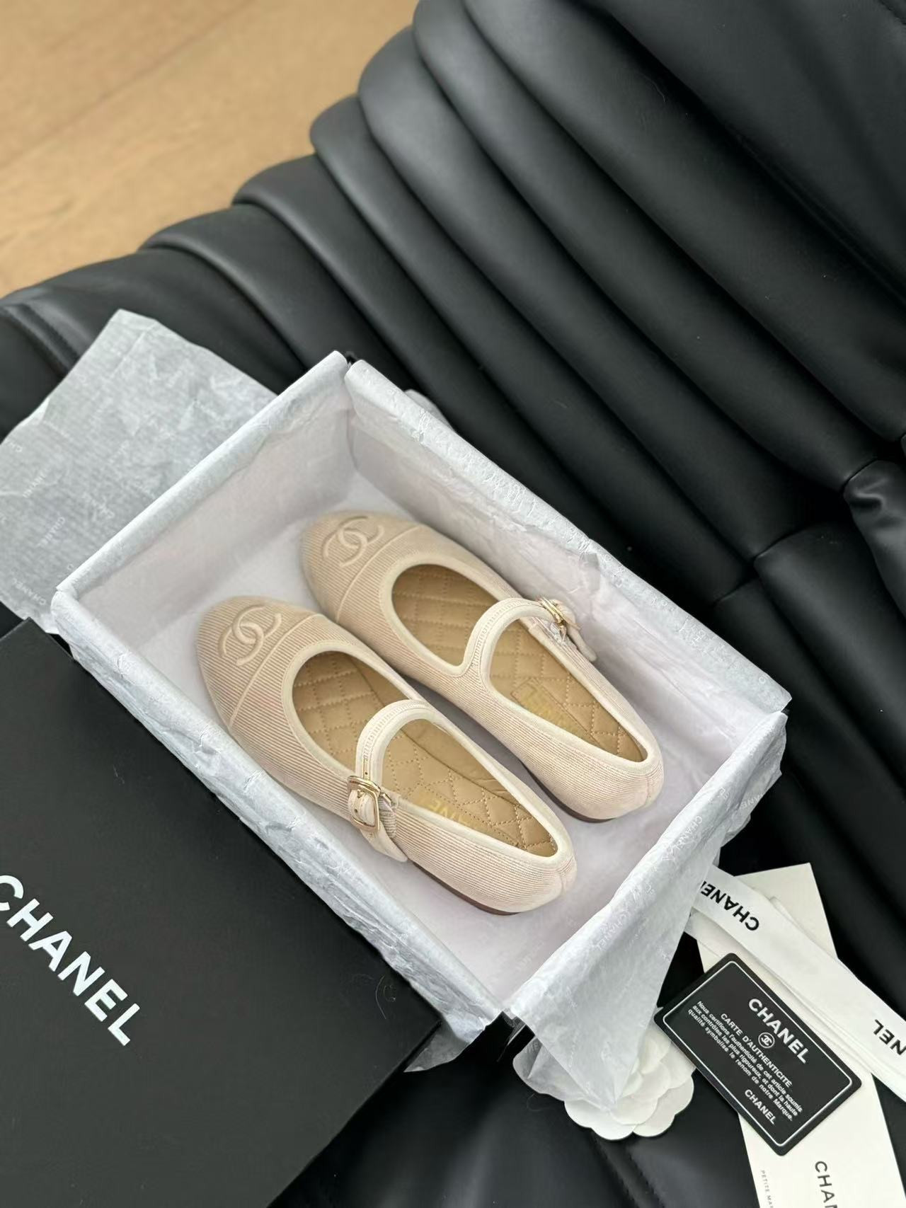 UA Ch**el MARY JANES Cotton & Silk