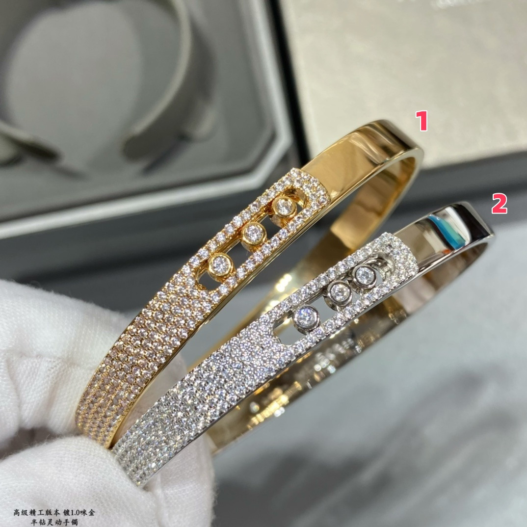Mes1kaa half-set d1am0nd bracelet