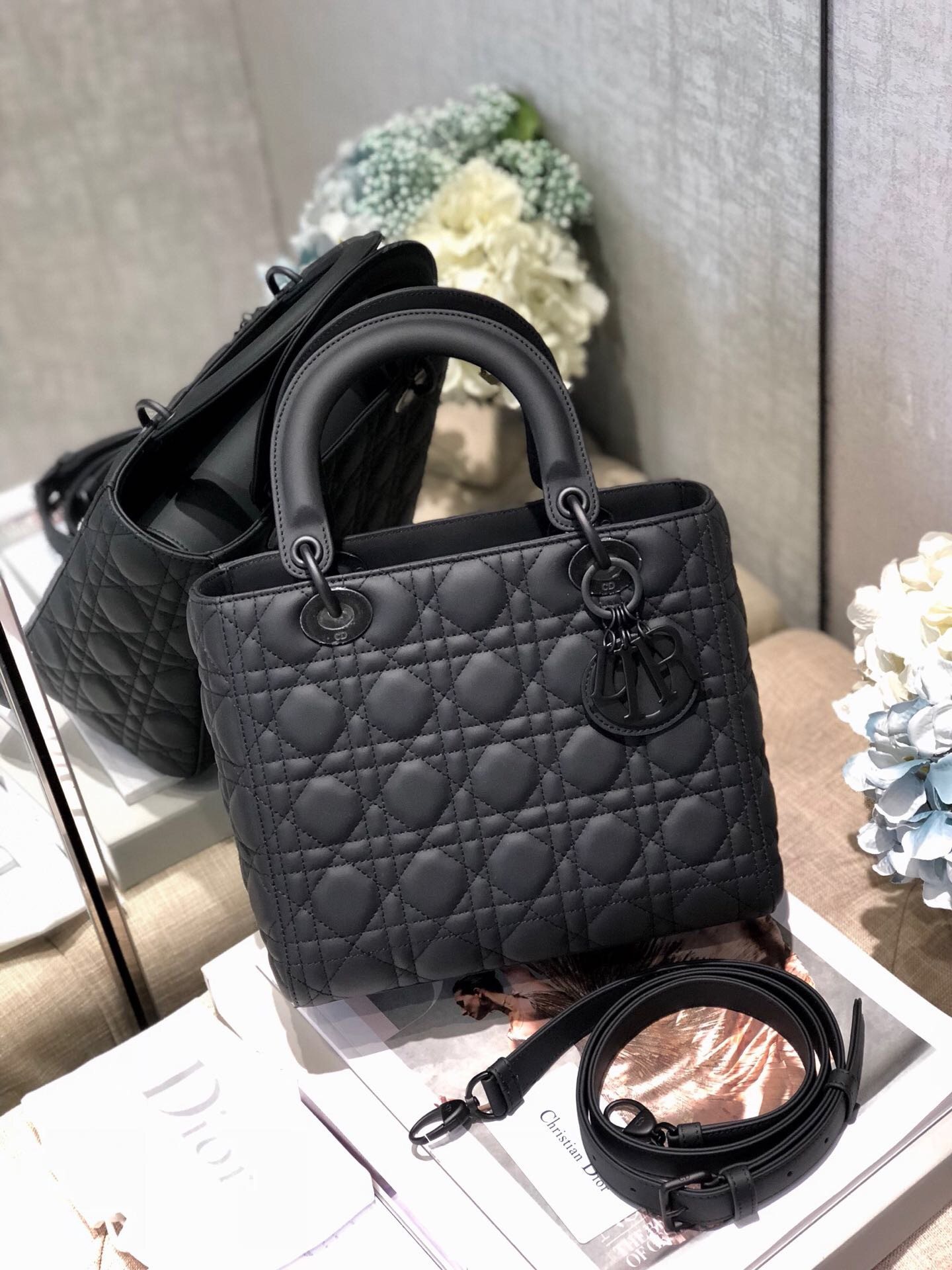 Medium Lady D10r Bag  9.5 x 8 x 4.5 inches