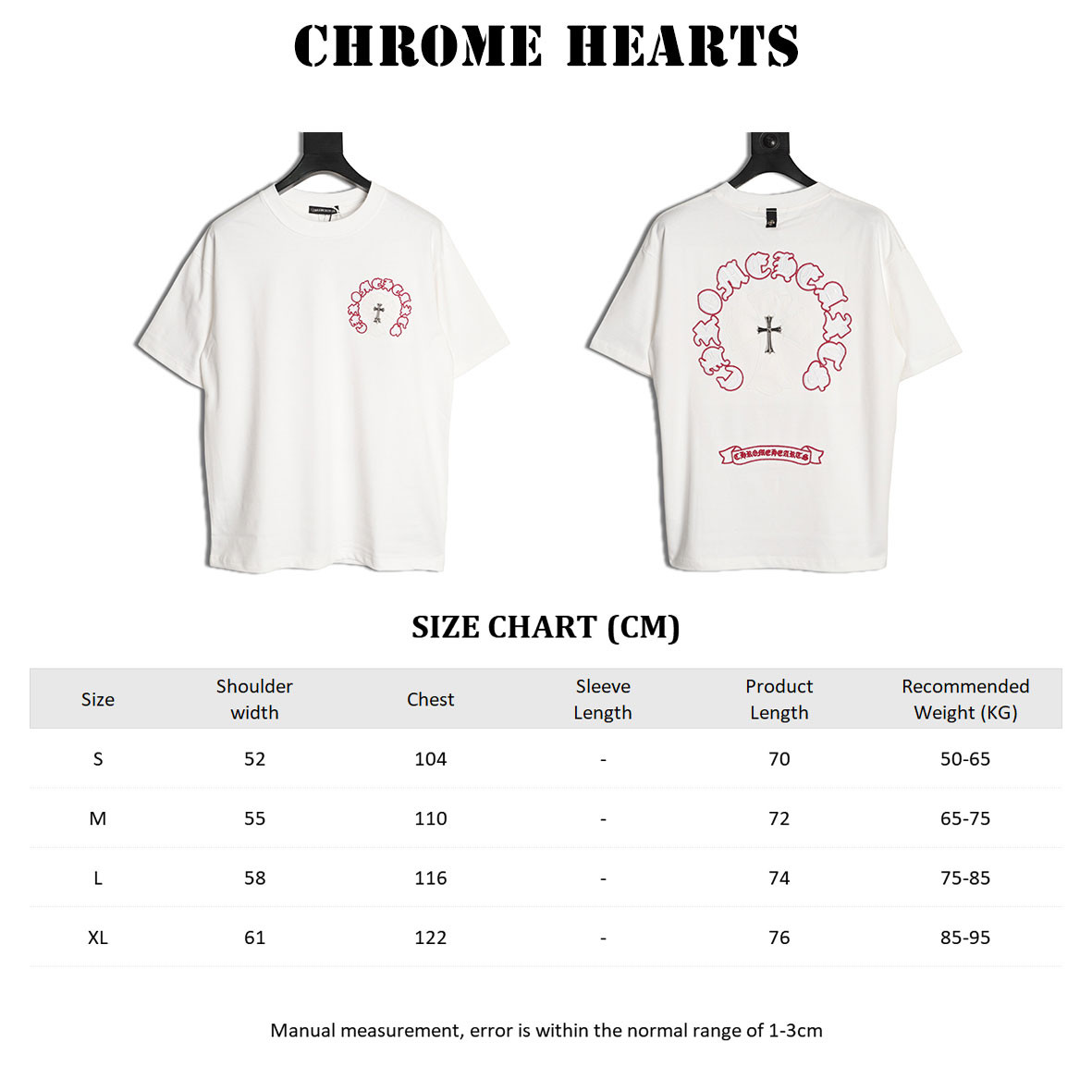 Ch*0me He**ts short-sleeved t-shirt