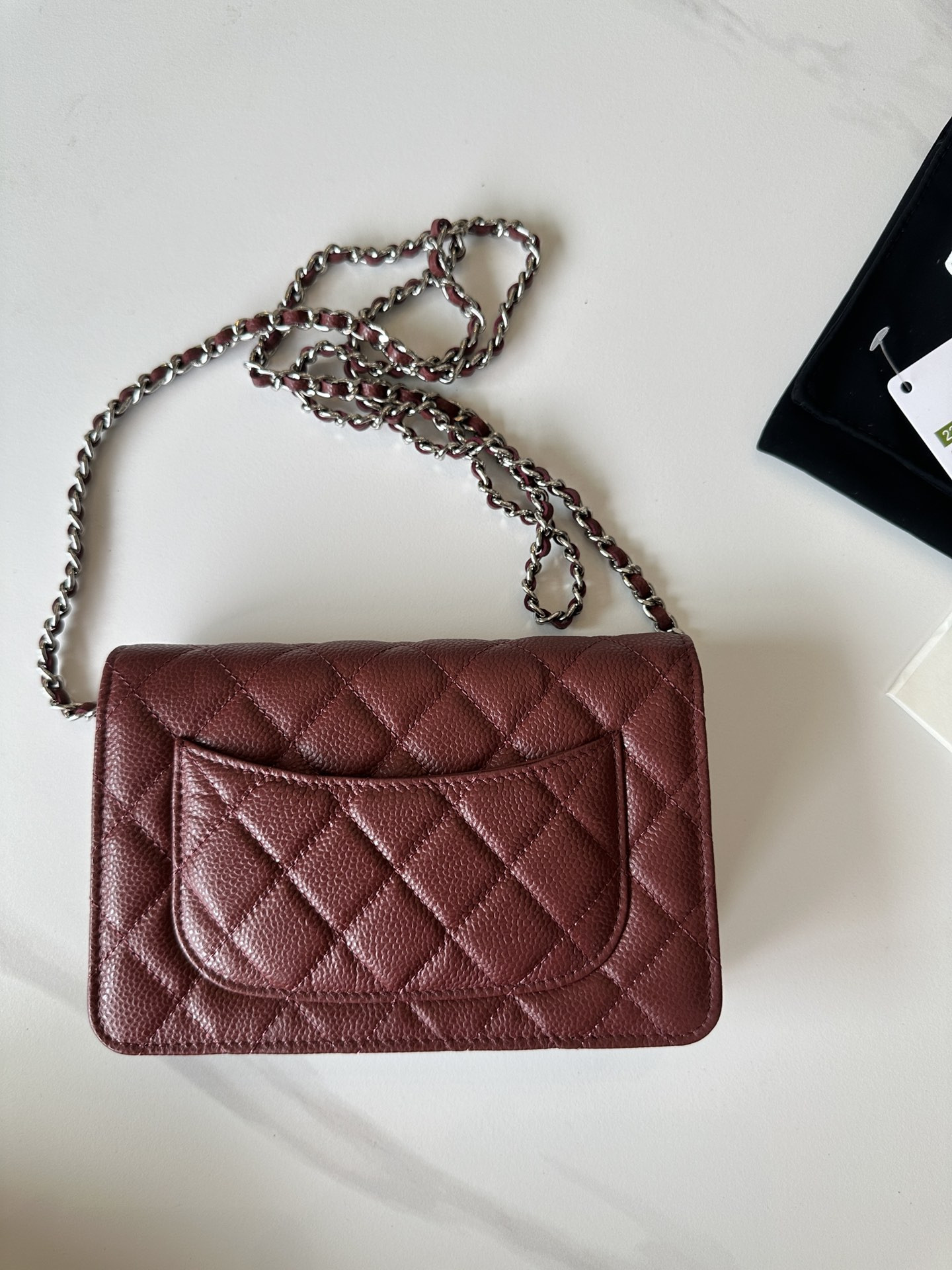 CHANEL WOC CLASSIC WALLET ON CHAIN 12.3x19.2x3.5cm