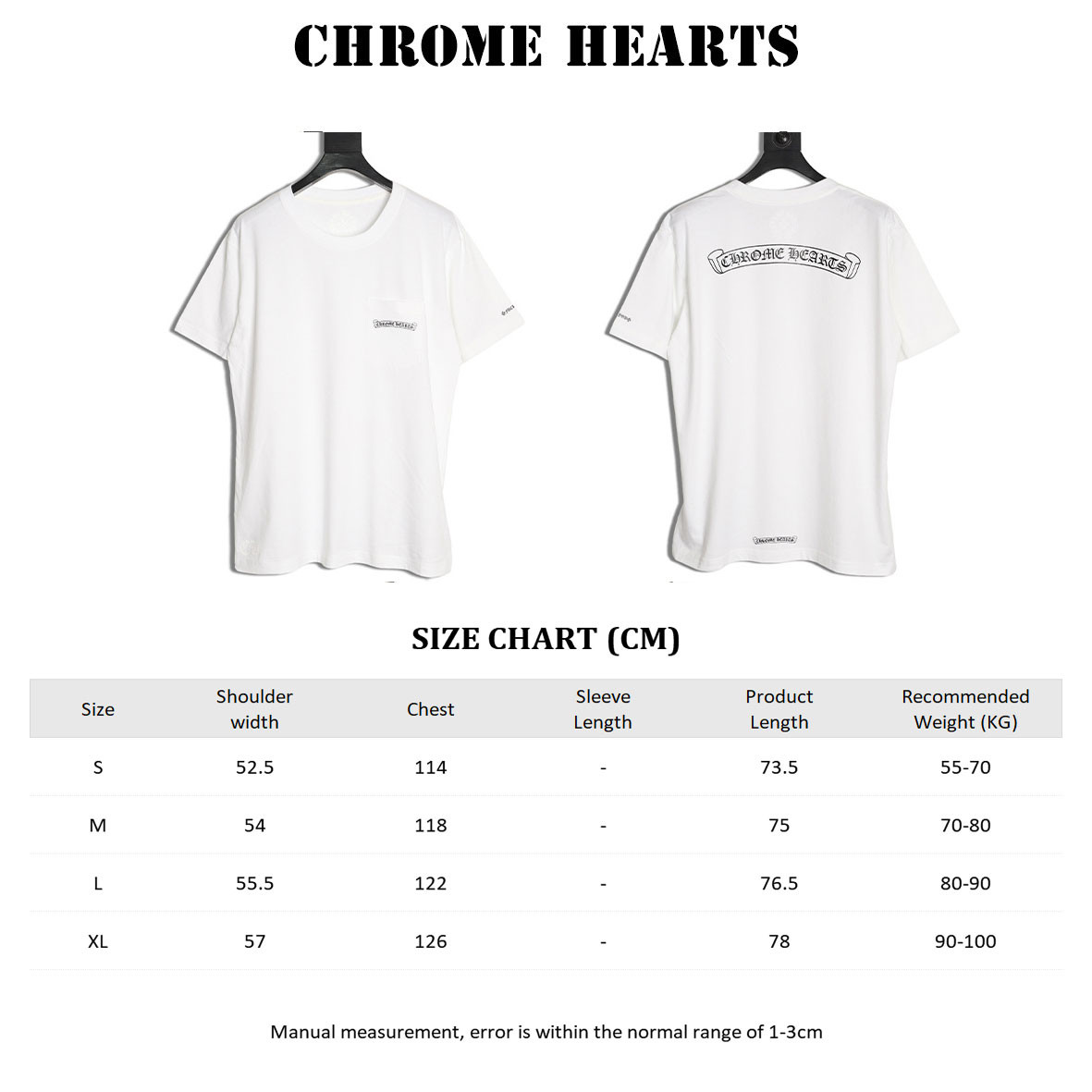 Ch*0me He**ts short-sleeved t-shirt