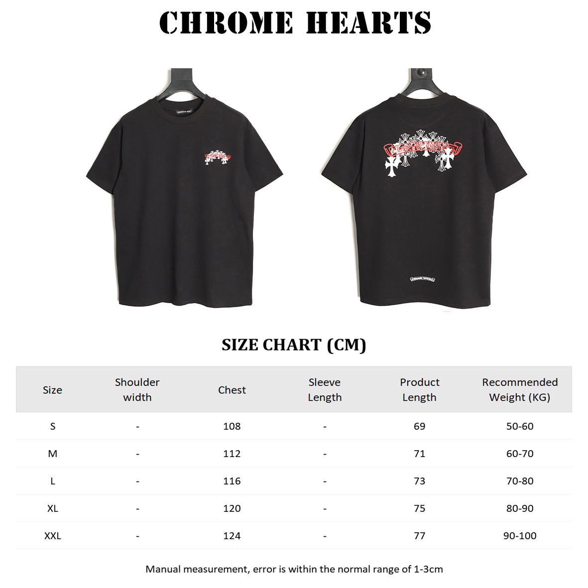 Ch*0me He**ts short-sleeved t-shirt