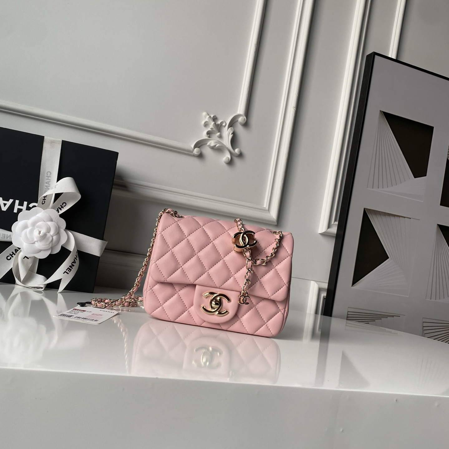 Chanel Classic Flap Handbag CF AS5758 18x13x7cm