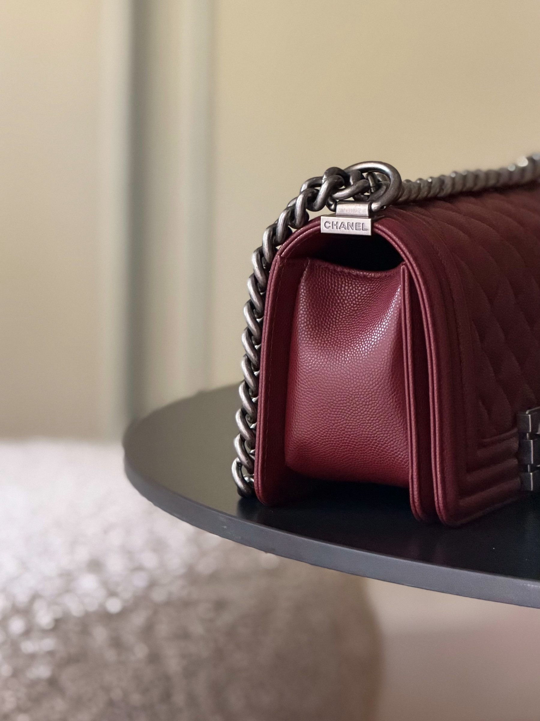 Chanel Boy Handbag 12x20x7cm