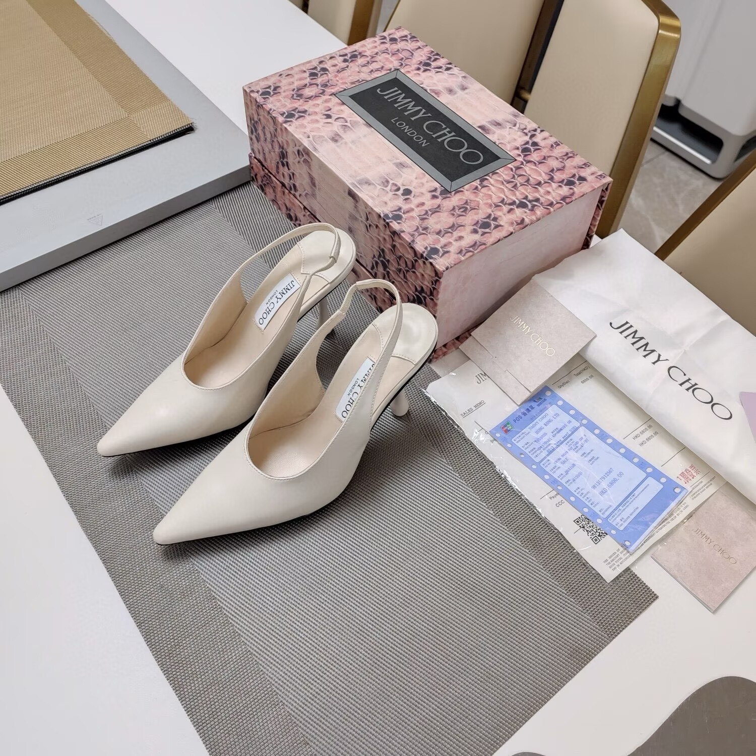 ua J1m*y Ch00 leather pumps 100mm