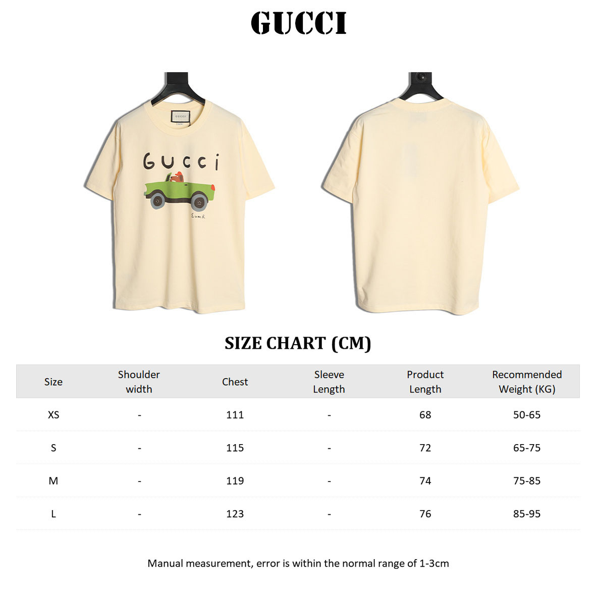 Gvc*1 26ss short-sleeved t-shirt