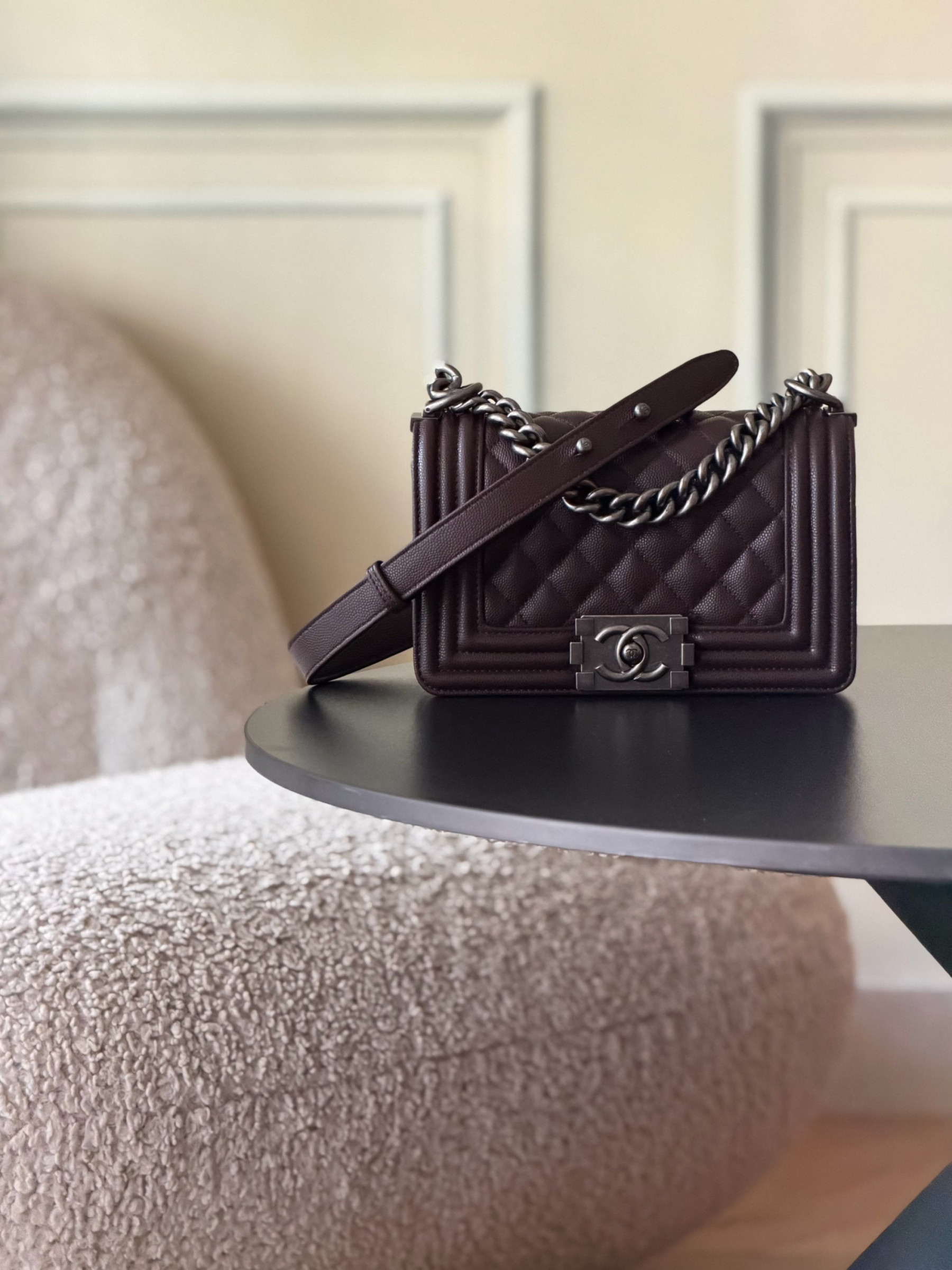 Chanel Boy Handbag 12x20x7cm