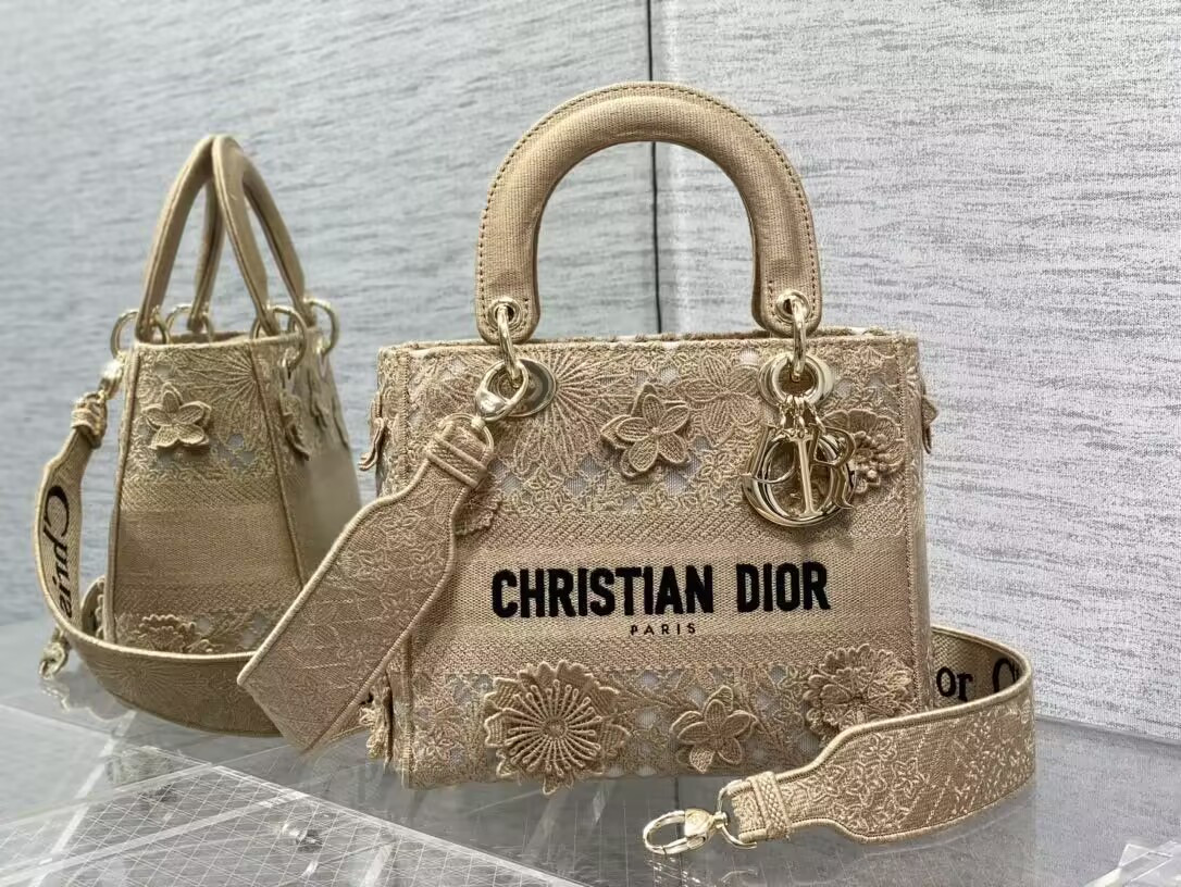Dior Medium Lady D-Lite Bag 24x20x11cm