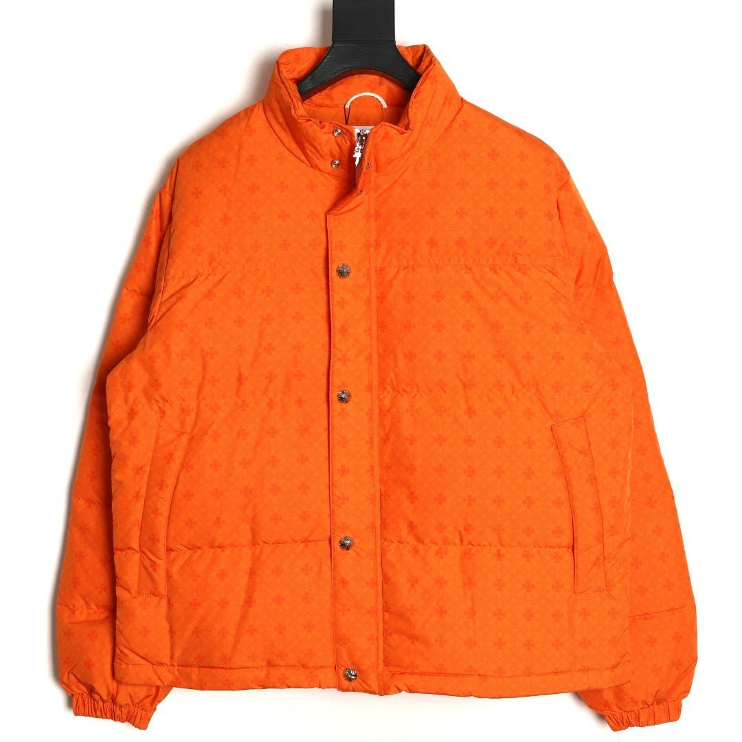 Ch*0me He**ts short puffer jacket