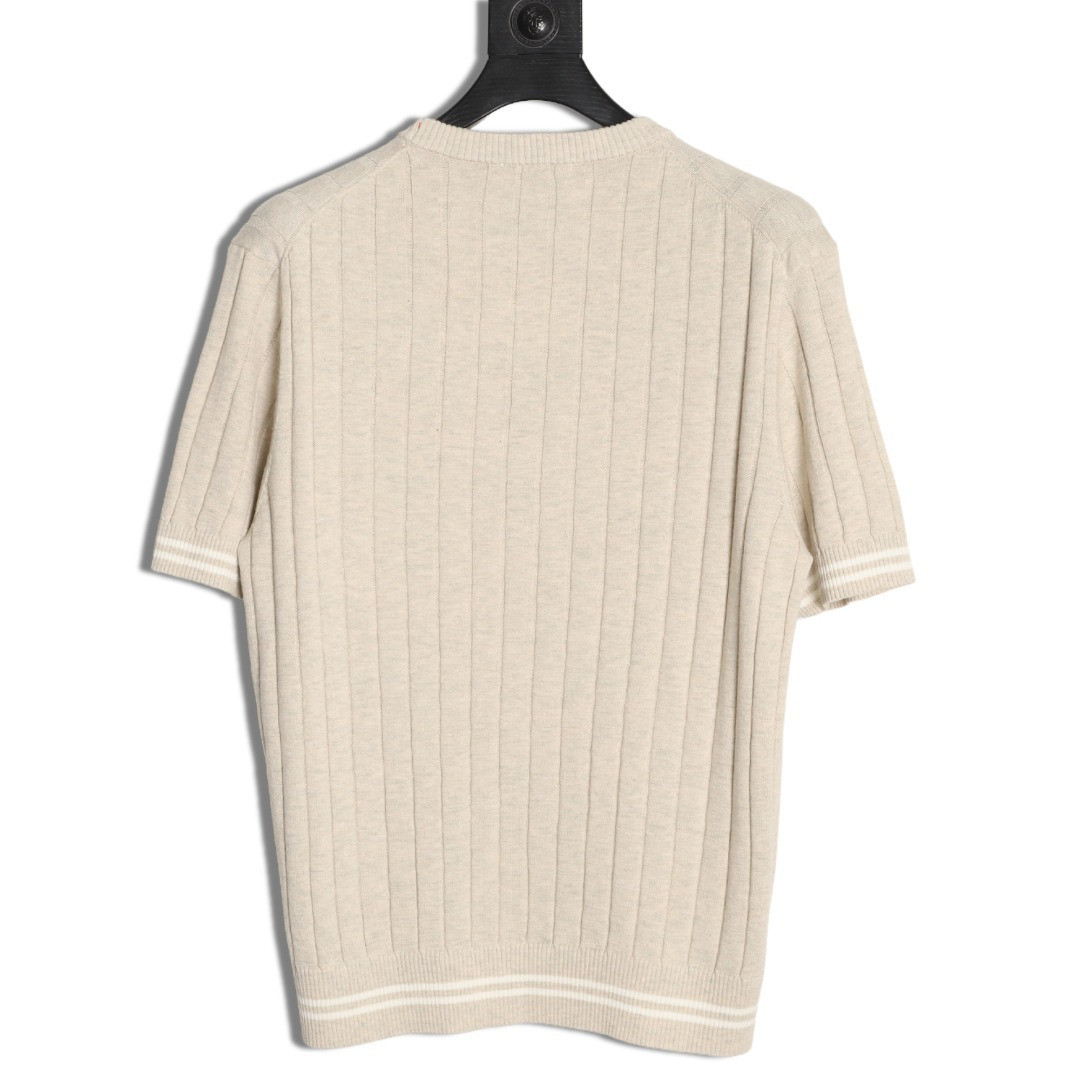BRUNELLO CUCINELLI Knitting Short-sleeved T-shirt