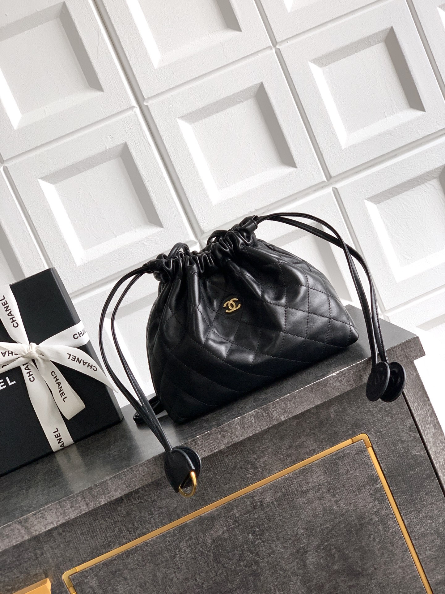 Chanel Clutch with Leather Strap AP5227 17x22x8cm