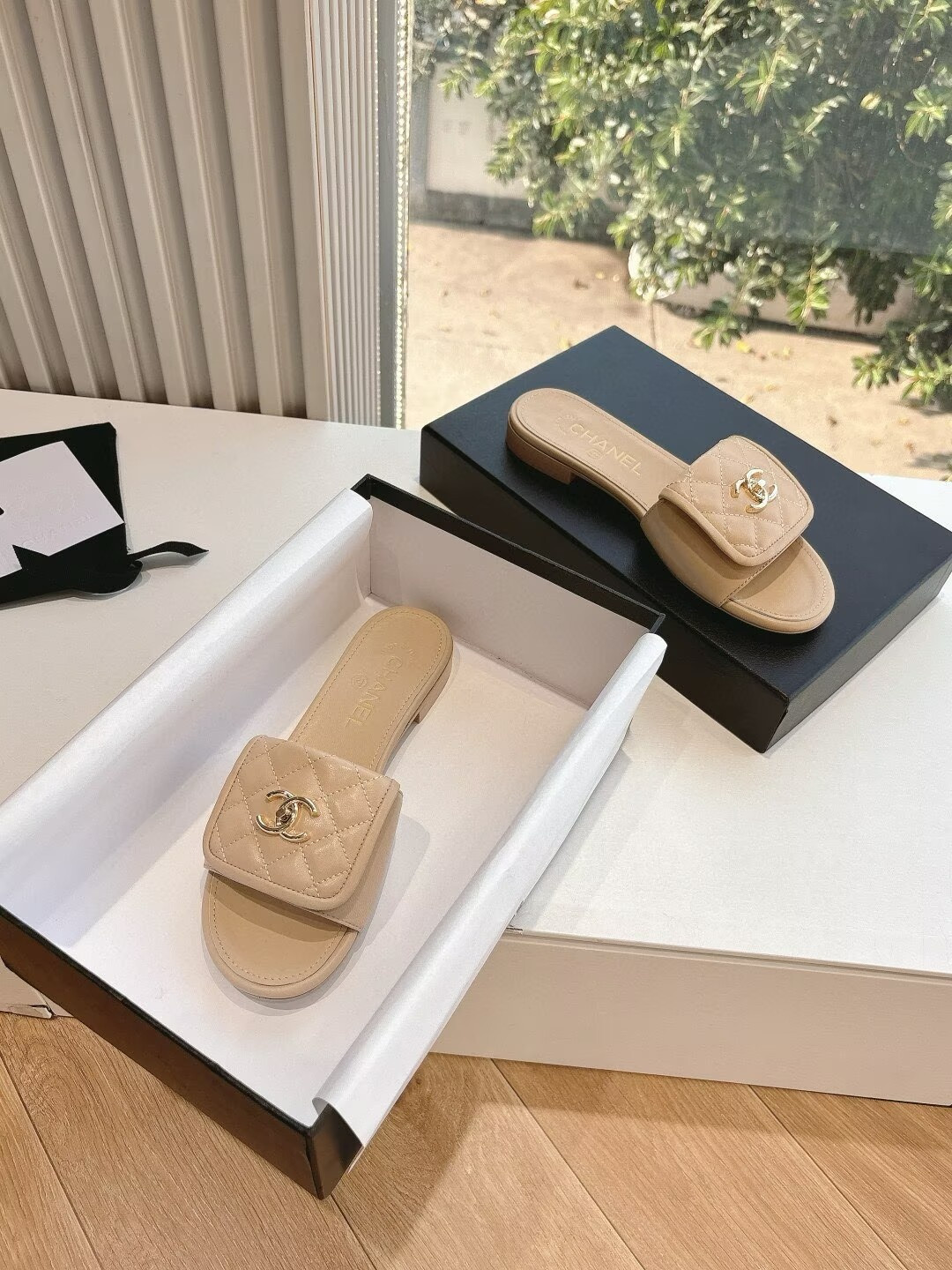 UA Chanel Slippers