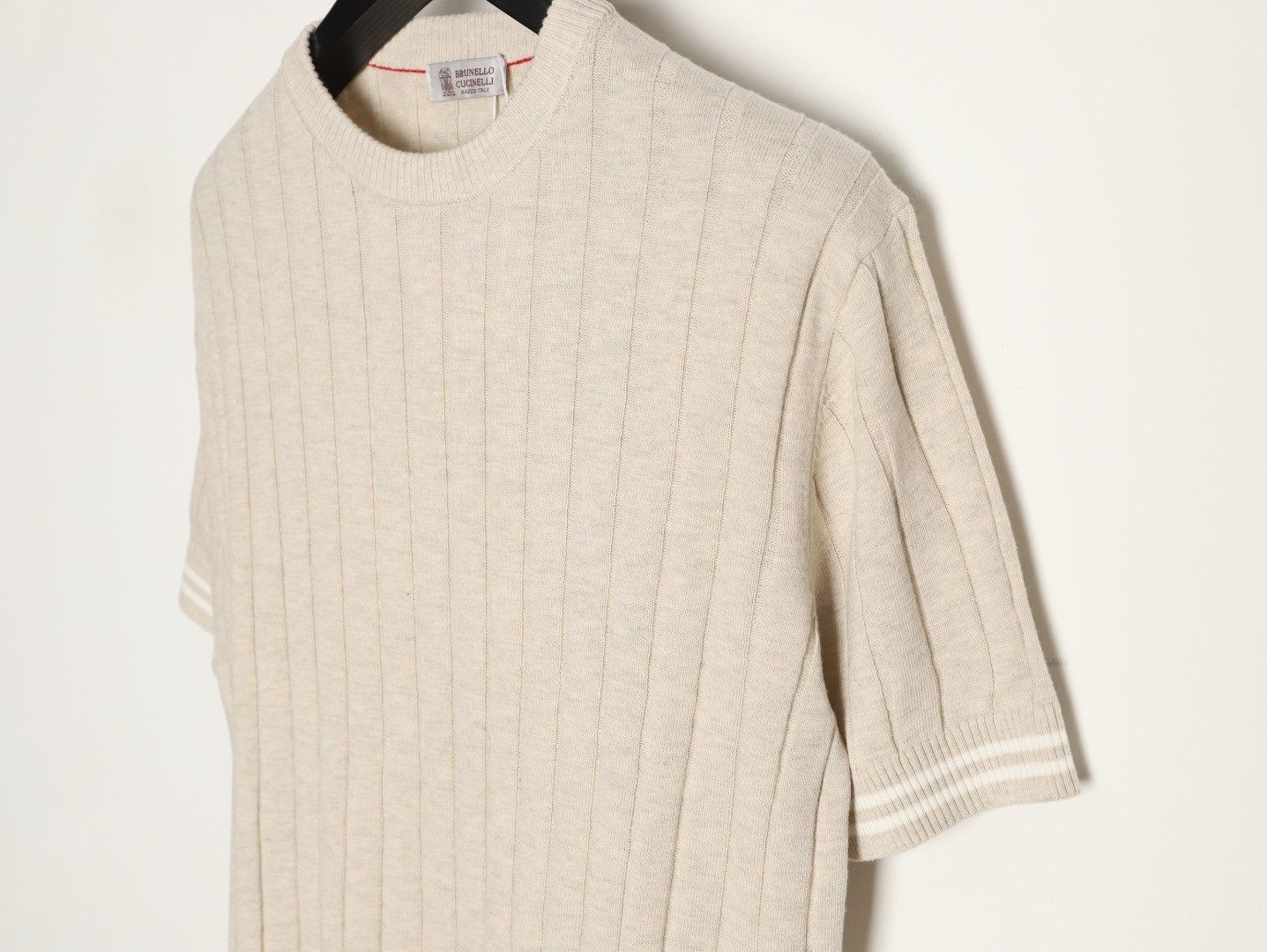 BRUNELLO CUCINELLI Knitting Short-sleeved T-shirt