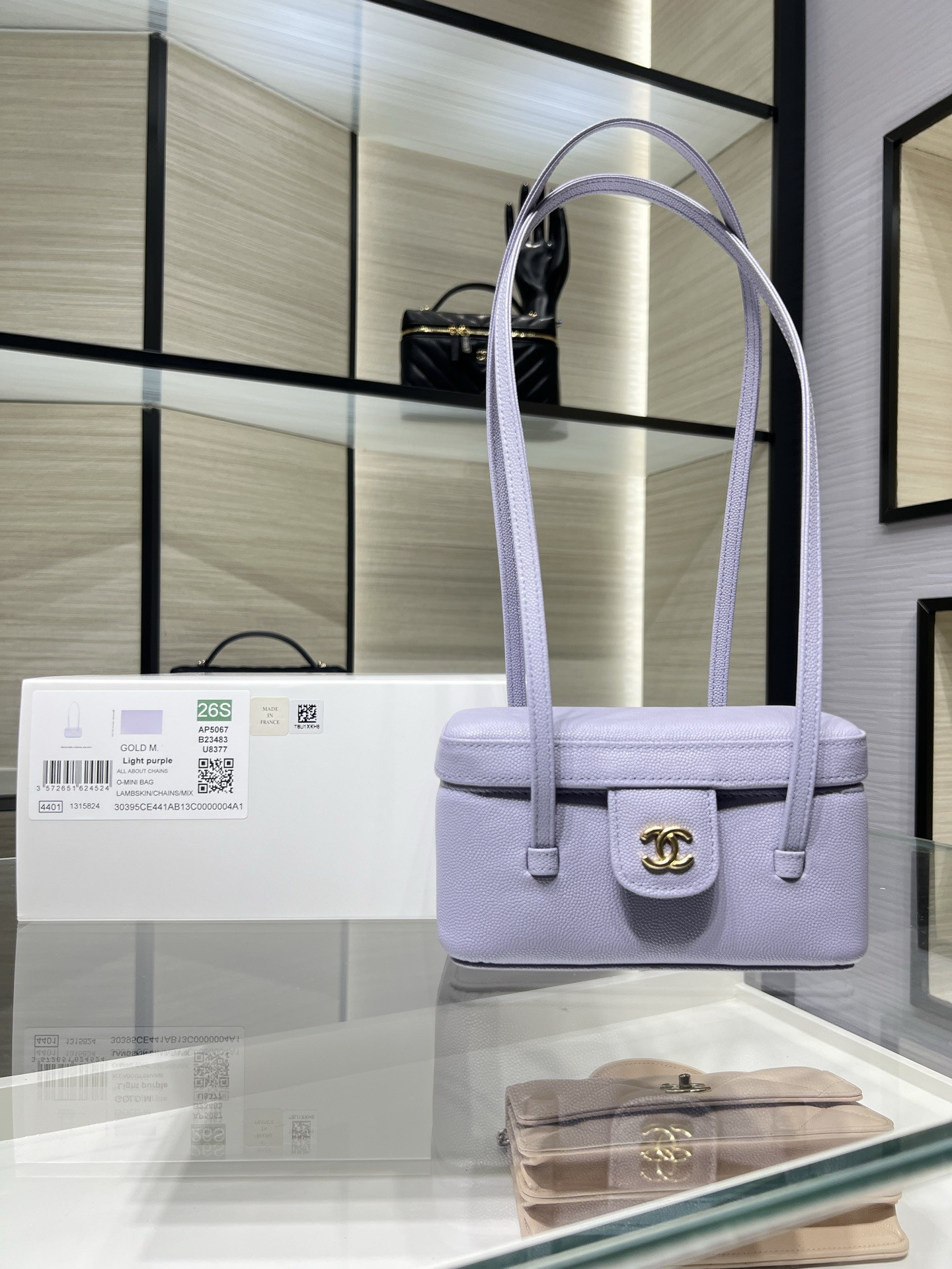 Chanel Preppy Coco Long Box Bag AP5067 17x9.5x8cm