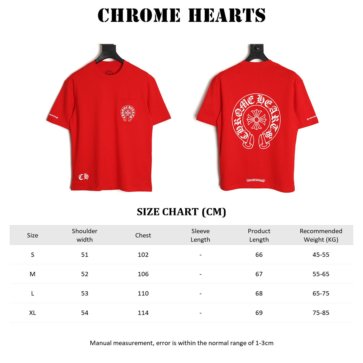 Ch*0me He**ts short-sleeved t-shirt