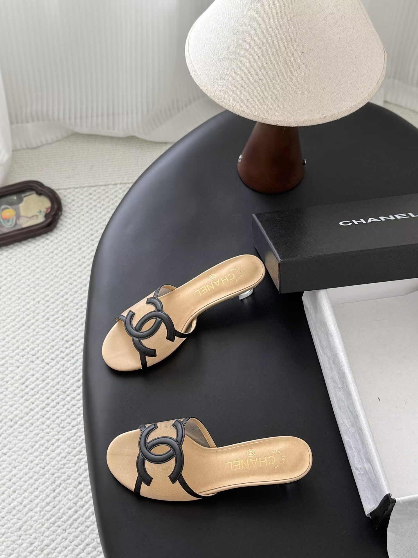 UA Chanel Sandals 4.5cm Heel