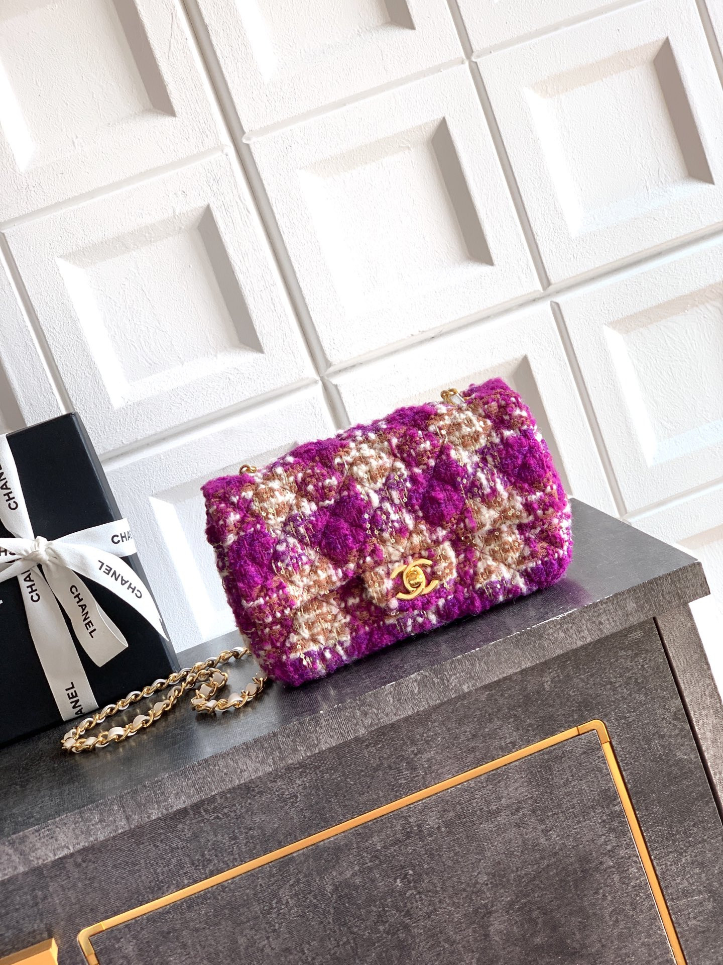 Ch**el mini flap bag 20x12x6cm
