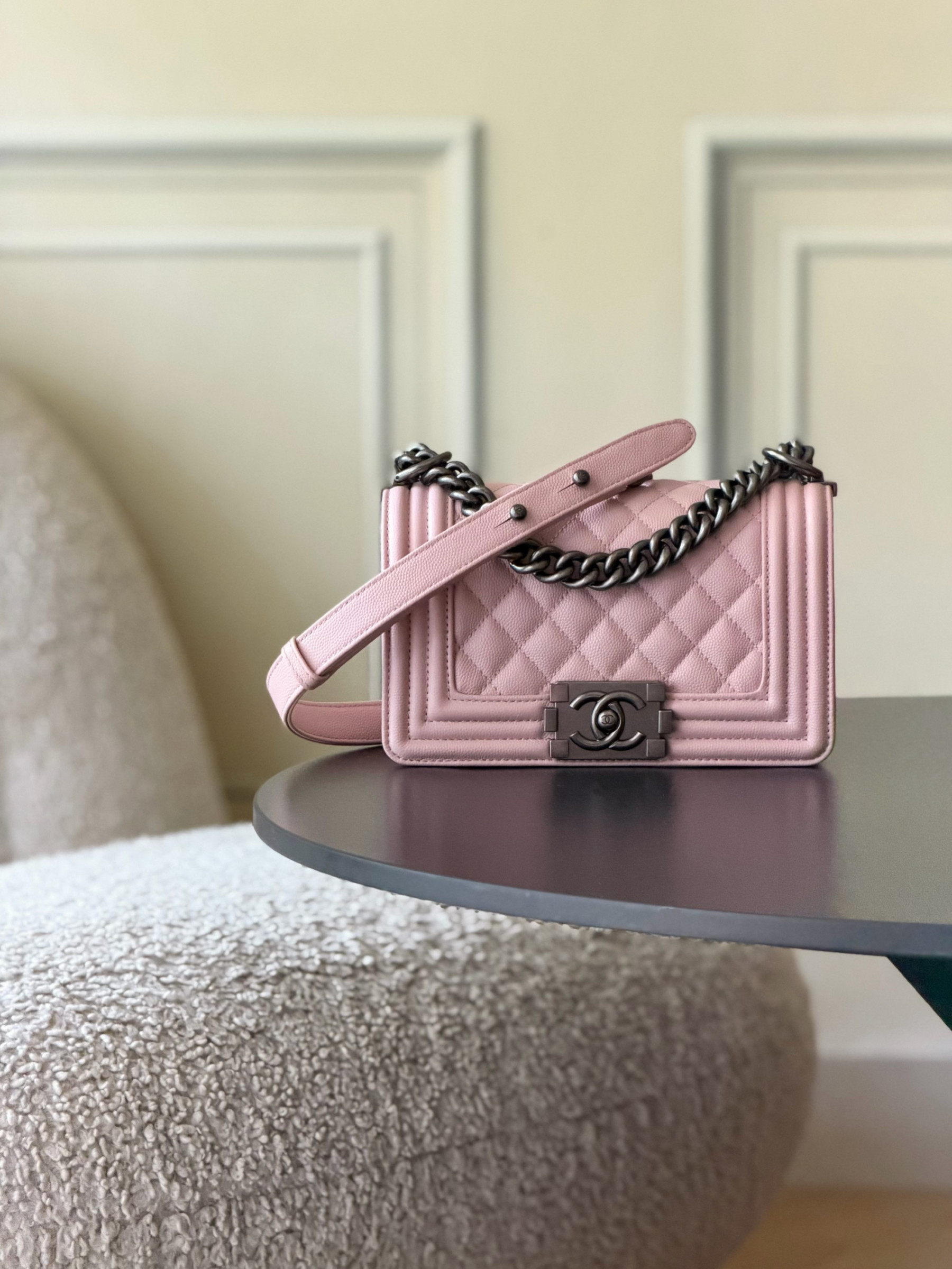 Chanel Boy Handbag 12x20x7cm