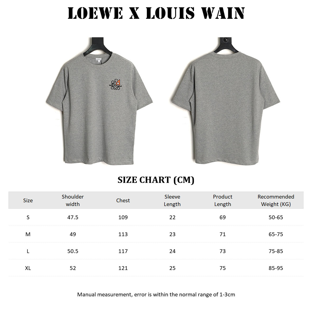 L0ew* x l0vis wain 26ss short-sleeved t-shirt
