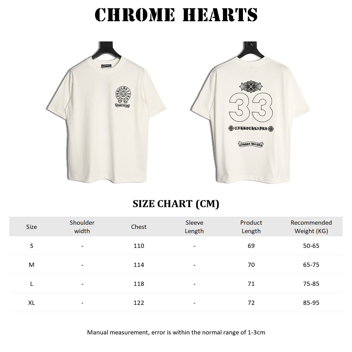 Ch*0me He**ts short-sleeved t-shirt