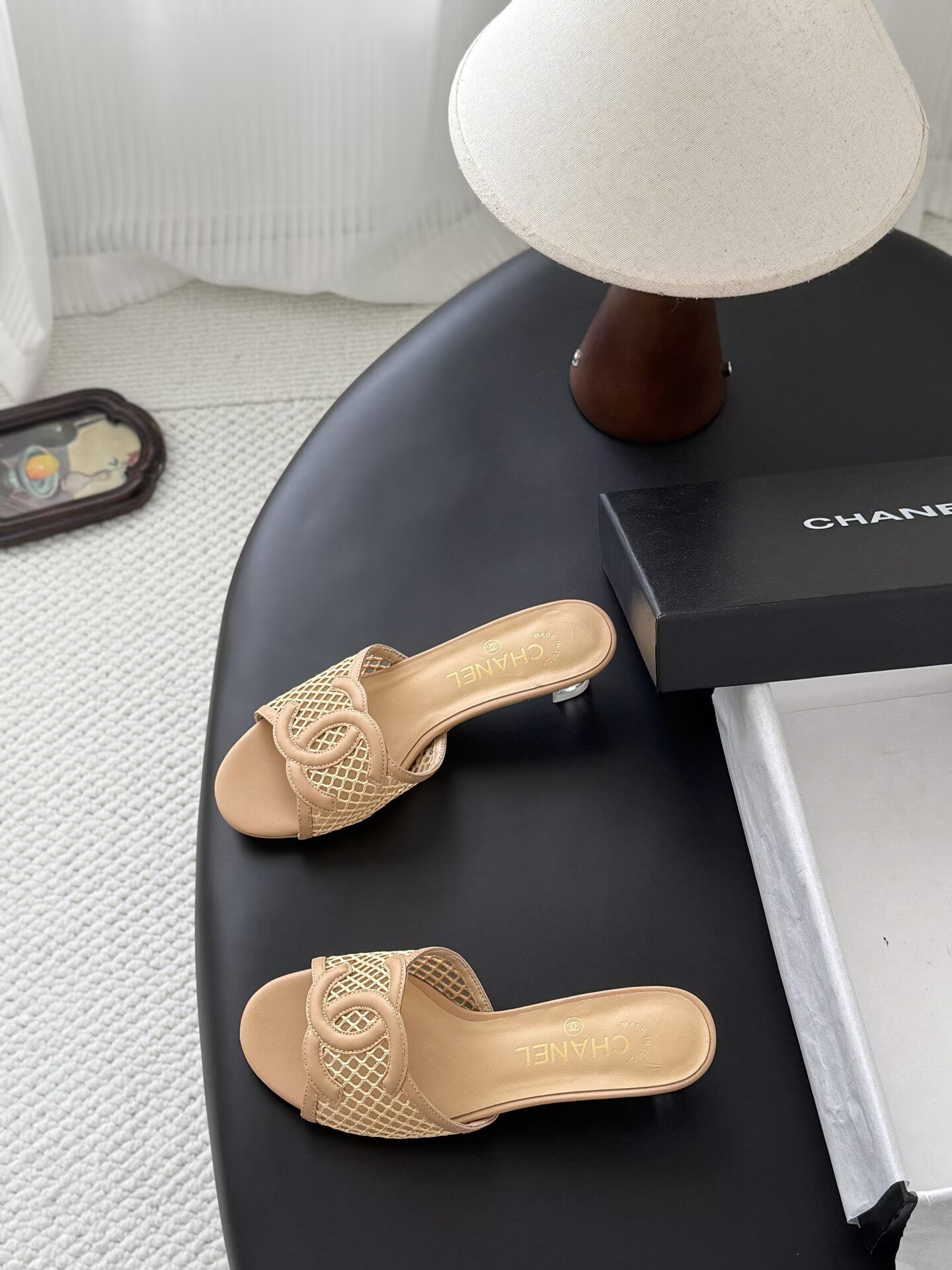 UA Chanel Sandals 4.5cm Heel