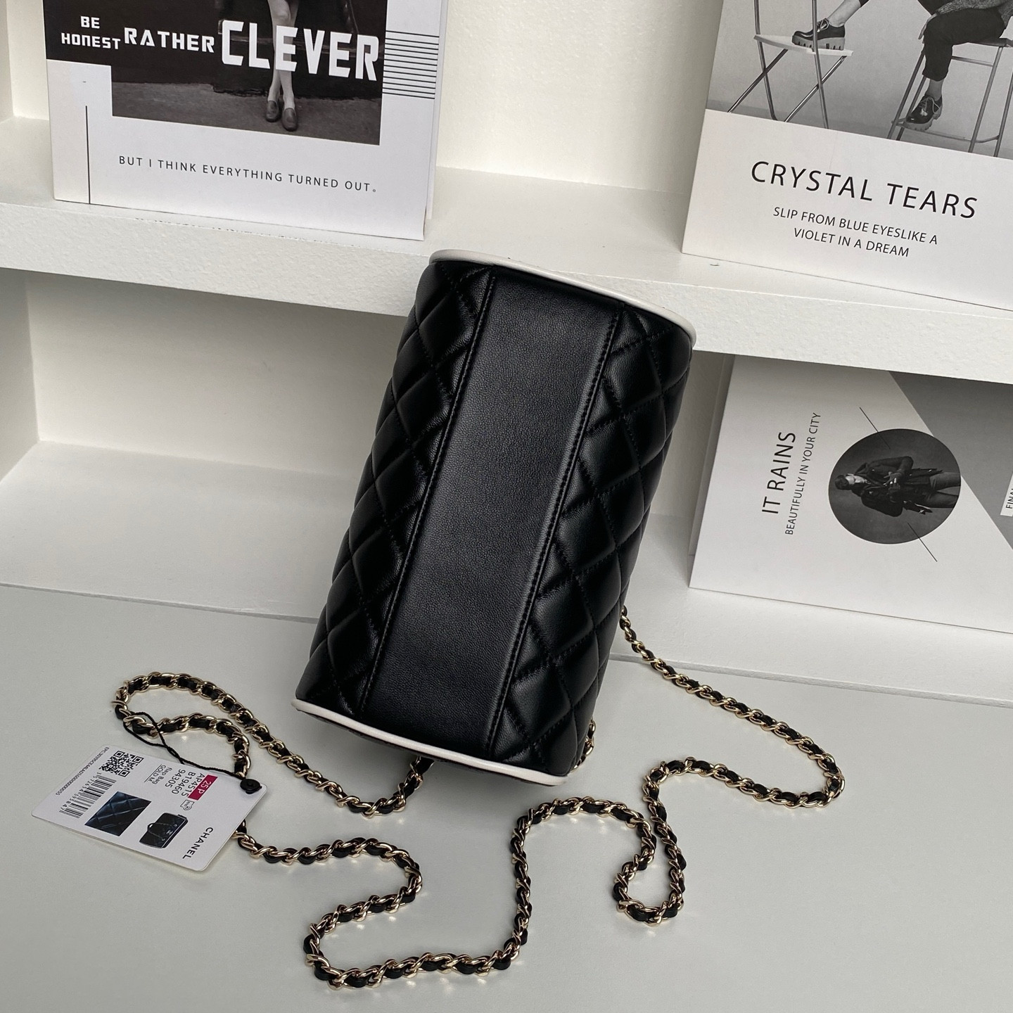 Chanel 25P Bowling Ap4515 11.5×18.5×11cm