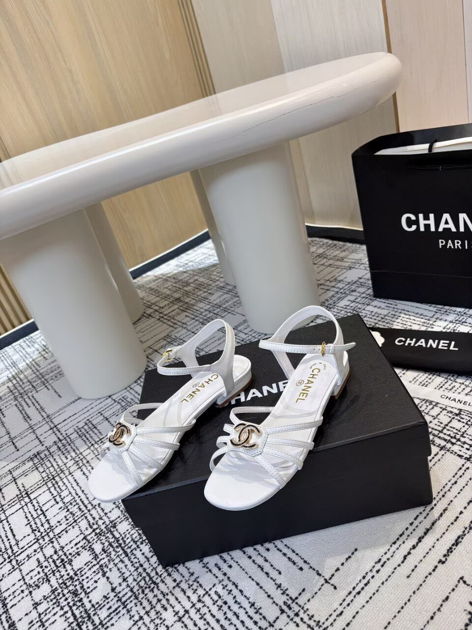 UA Chanel Sandals