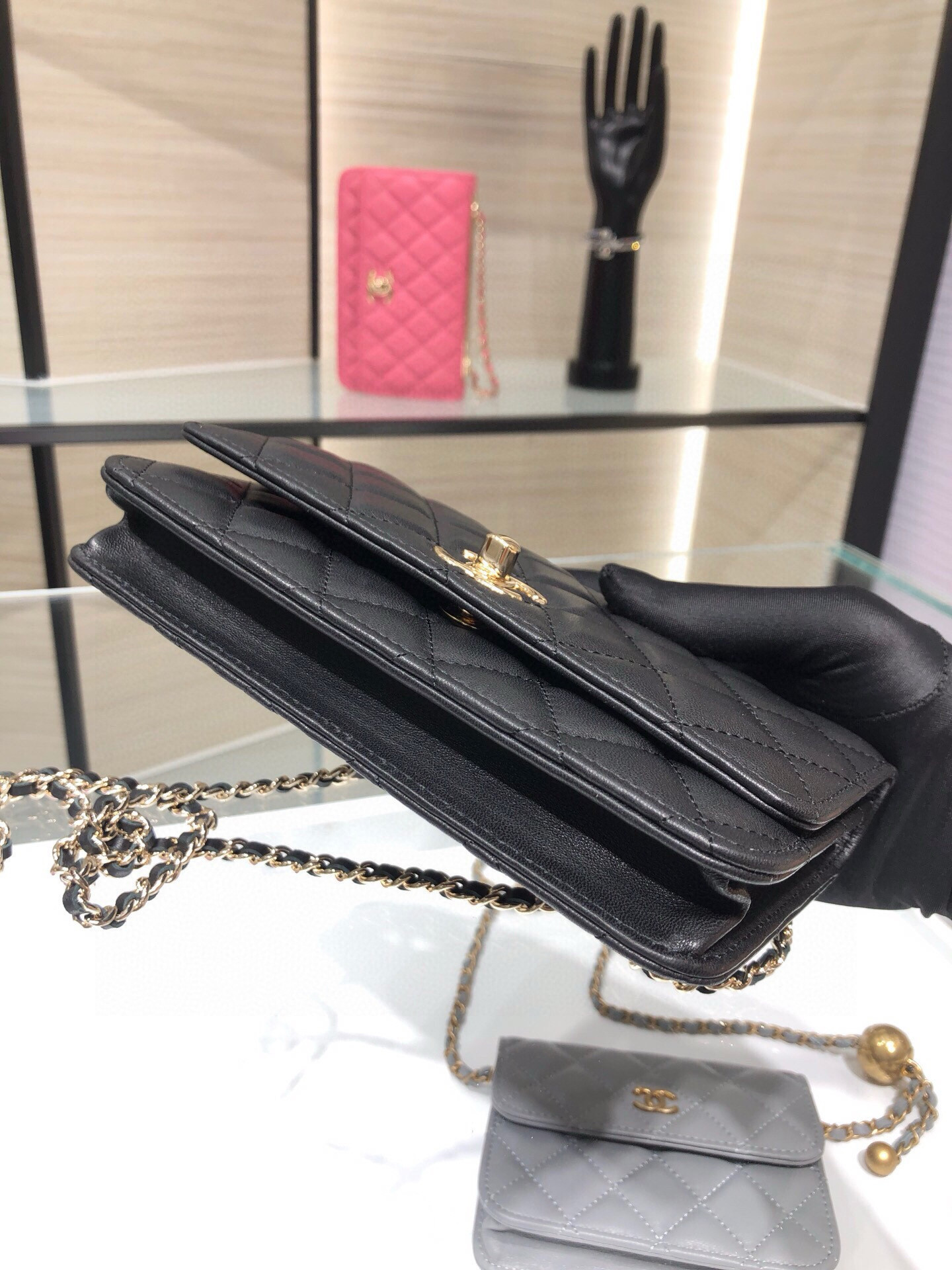 Chanel WOC Trendy CC Wallet On Chain 19x12x3.5cm