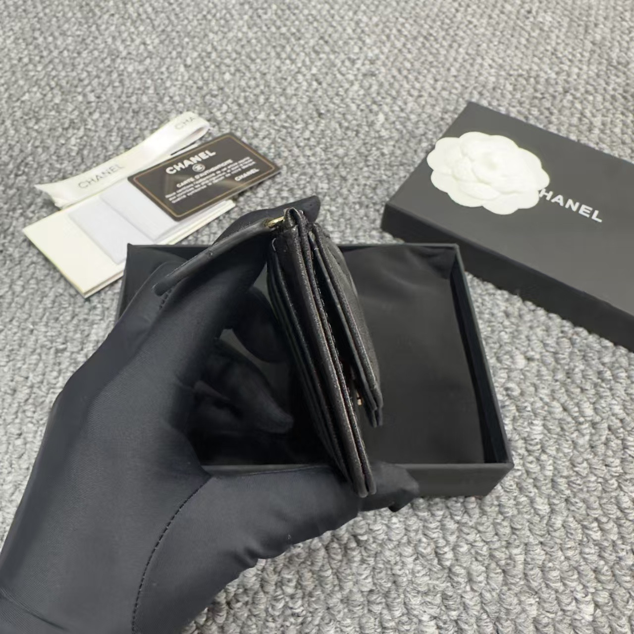 Chanel Classic Quilted Card Holder/Coin Purse