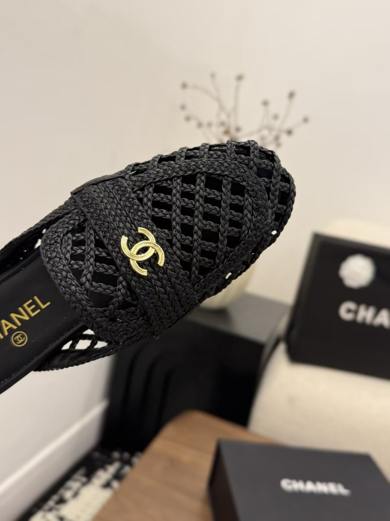 UA Chanel Mules