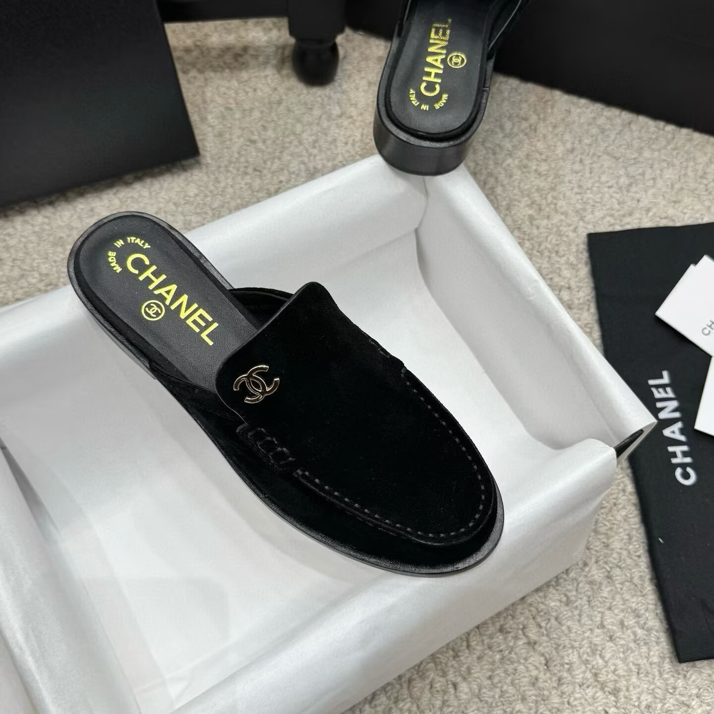 UA Chanel Mules