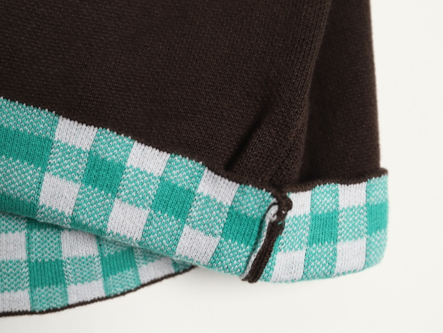 L0ew* knitting short-sleeved t-shirt