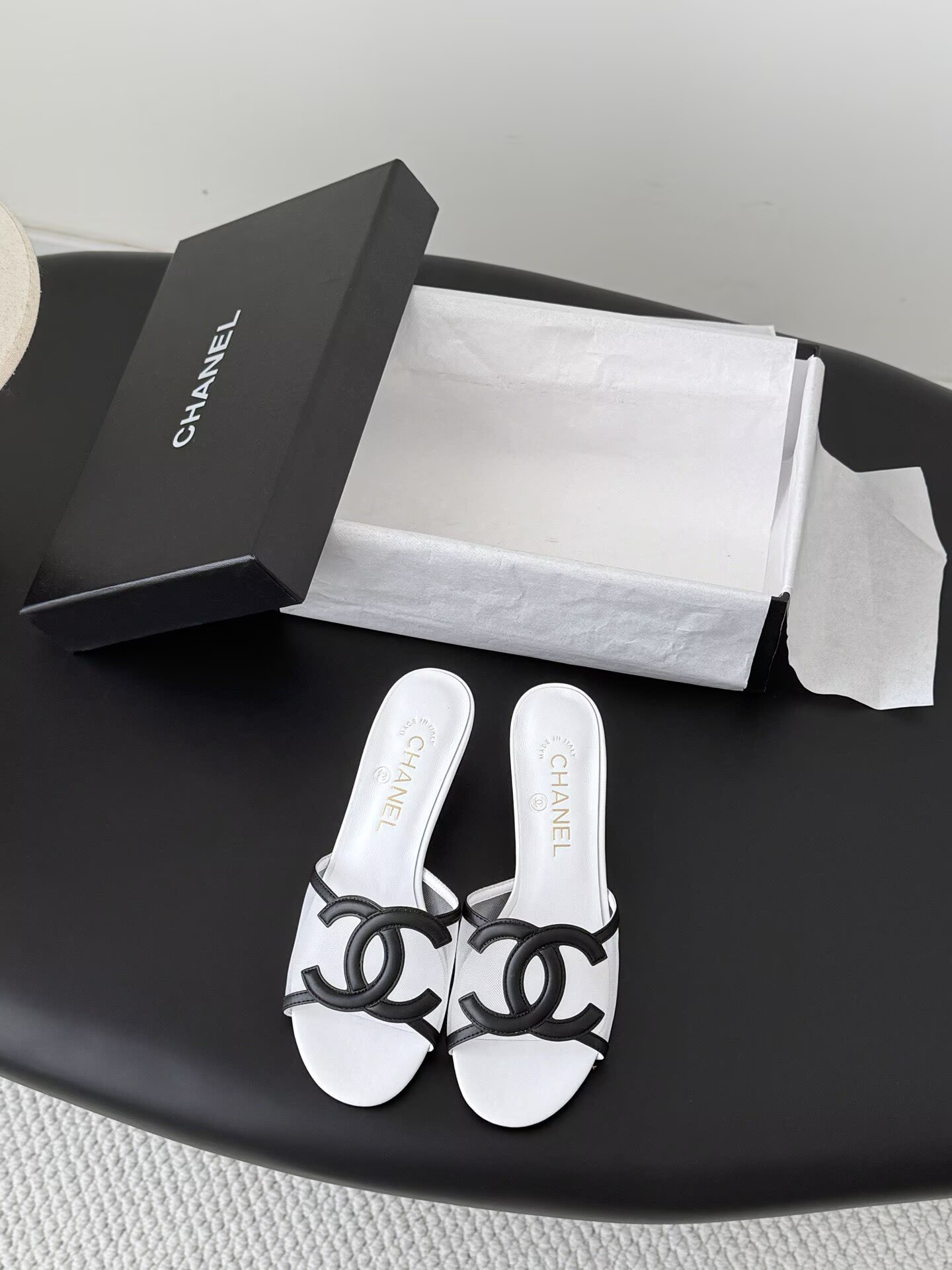 UA Chanel Sandals 4.5cm Heel
