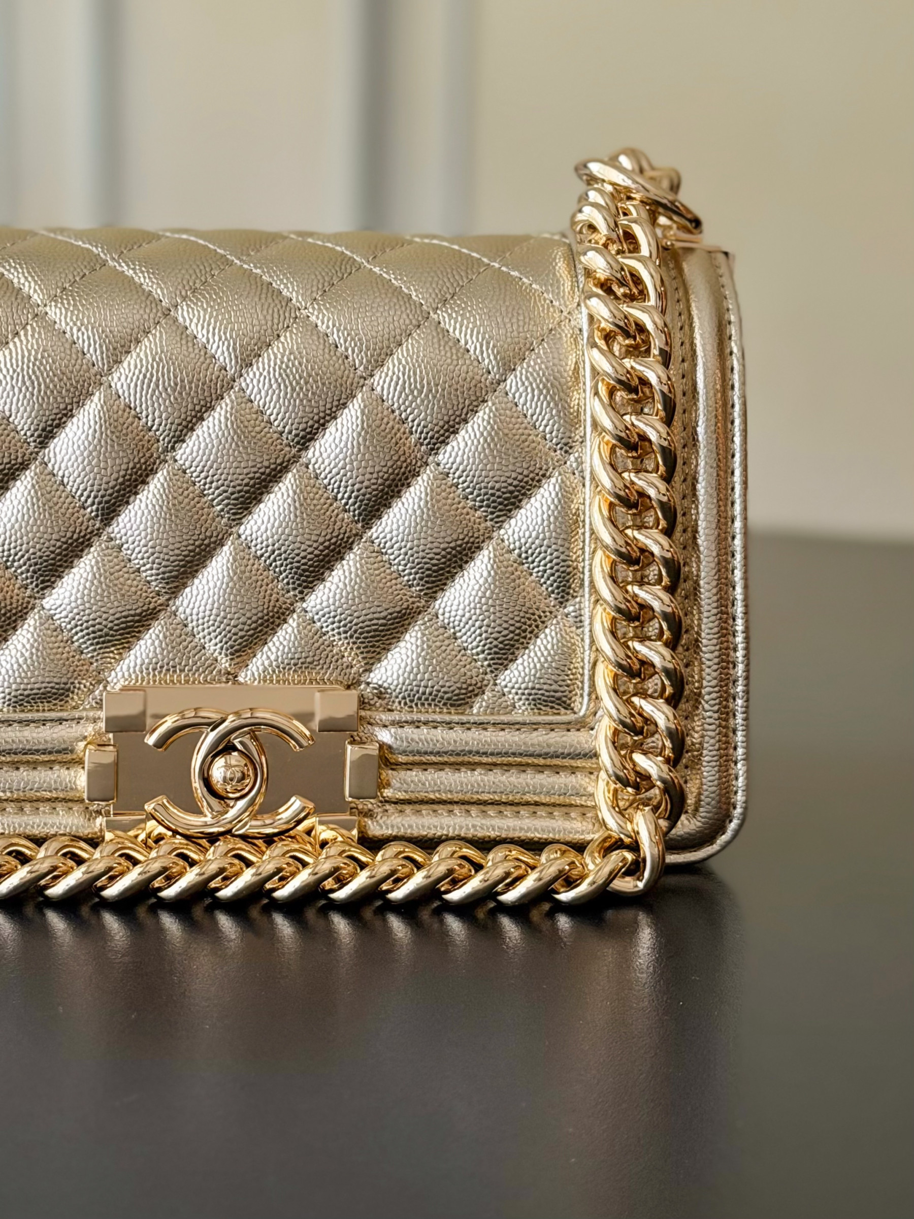 Chanel Boy Handbag 12x20x7cm