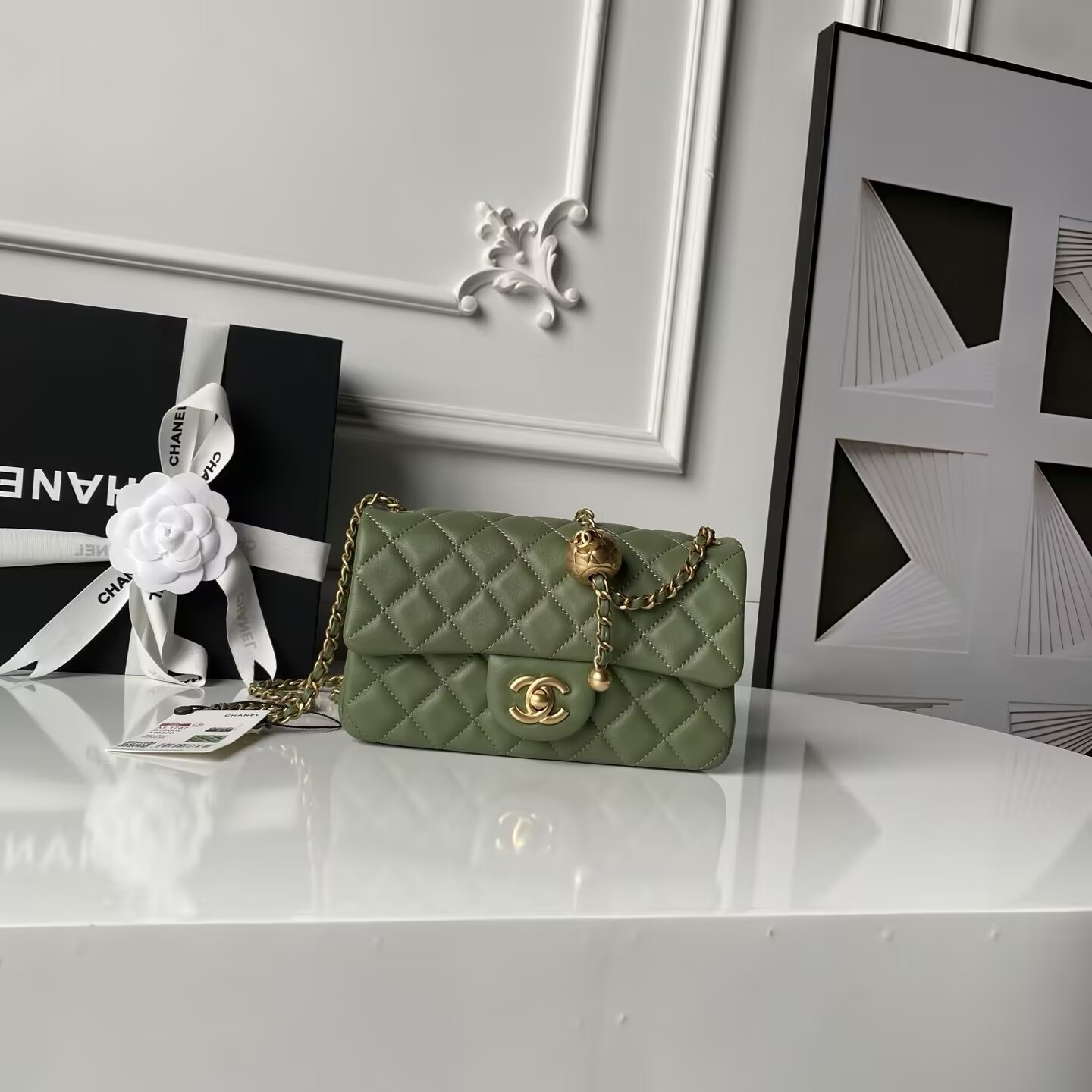 Ch**el MINI FLAP BAG 12×20×6 cm