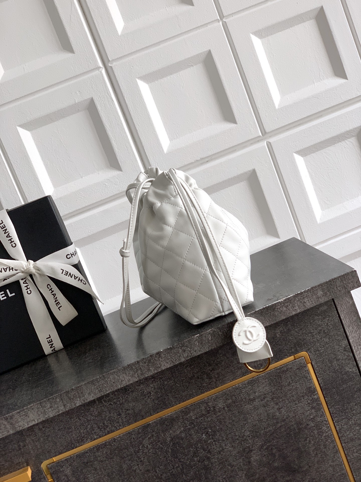 Chanel Clutch with Leather Strap AP5227 17x22x8cm