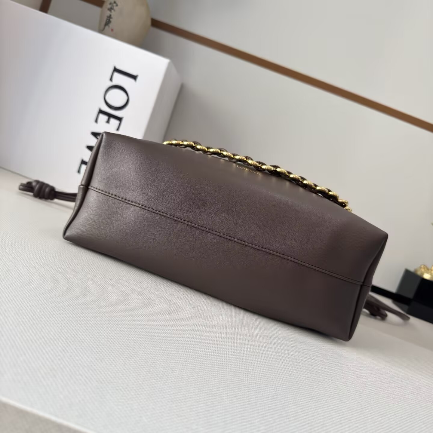 LOEWE Medium Flamenco purse in mellow nappa lambskin 30x10.5x20cm