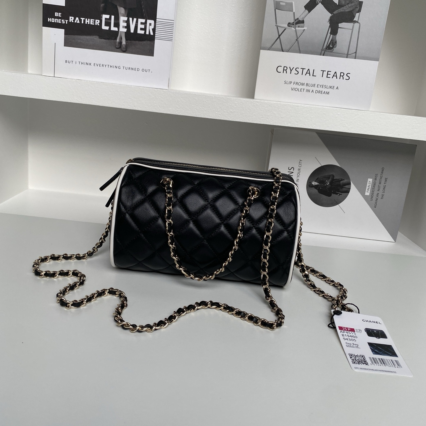 Chanel 25P Bowling Ap4515 11.5×18.5×11cm