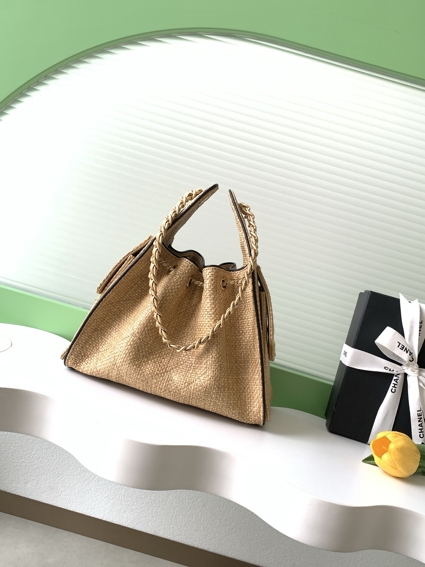 CHANEL 25C Bucket BAG 30x26x14cm