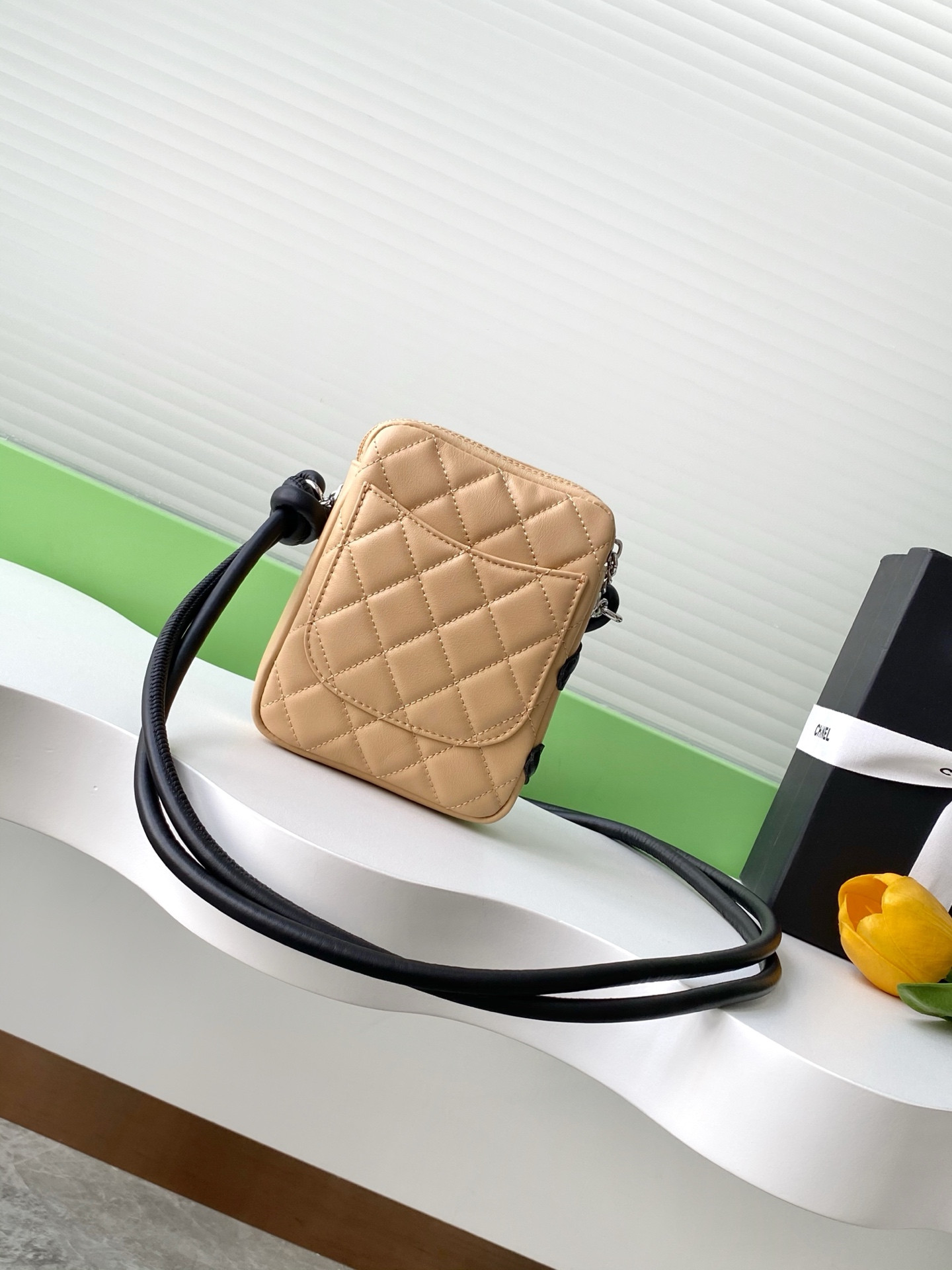 Chanel Cambon Line Crossbody Bag 13x15x3.5cm