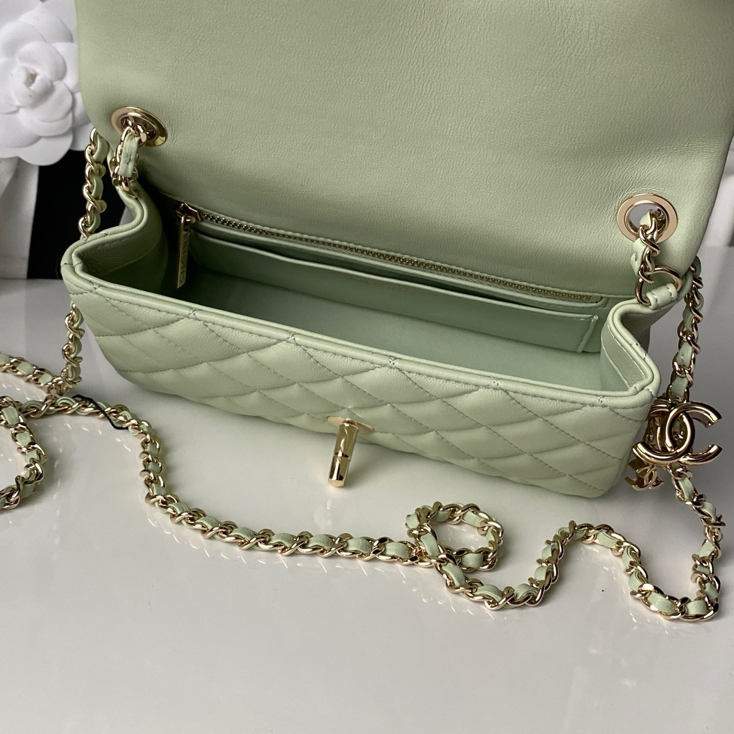 Chanel Classic Flap Handbag CF AS5759 20x13x7cm