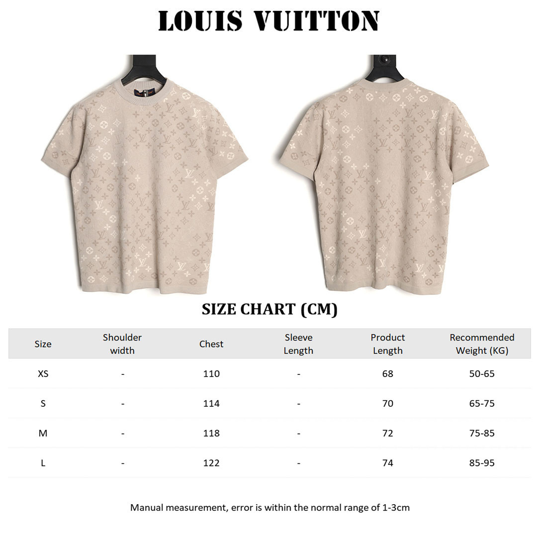 l0vis Vvtt0n knitting short-sleeved t-shirt