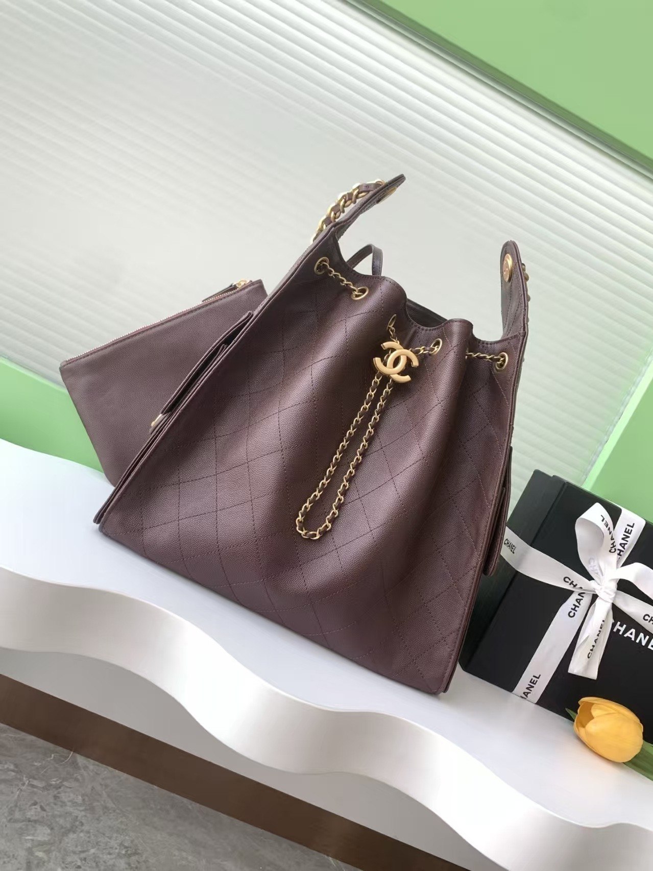 Ch**el 25C Bucket BAG 40x30x15cm