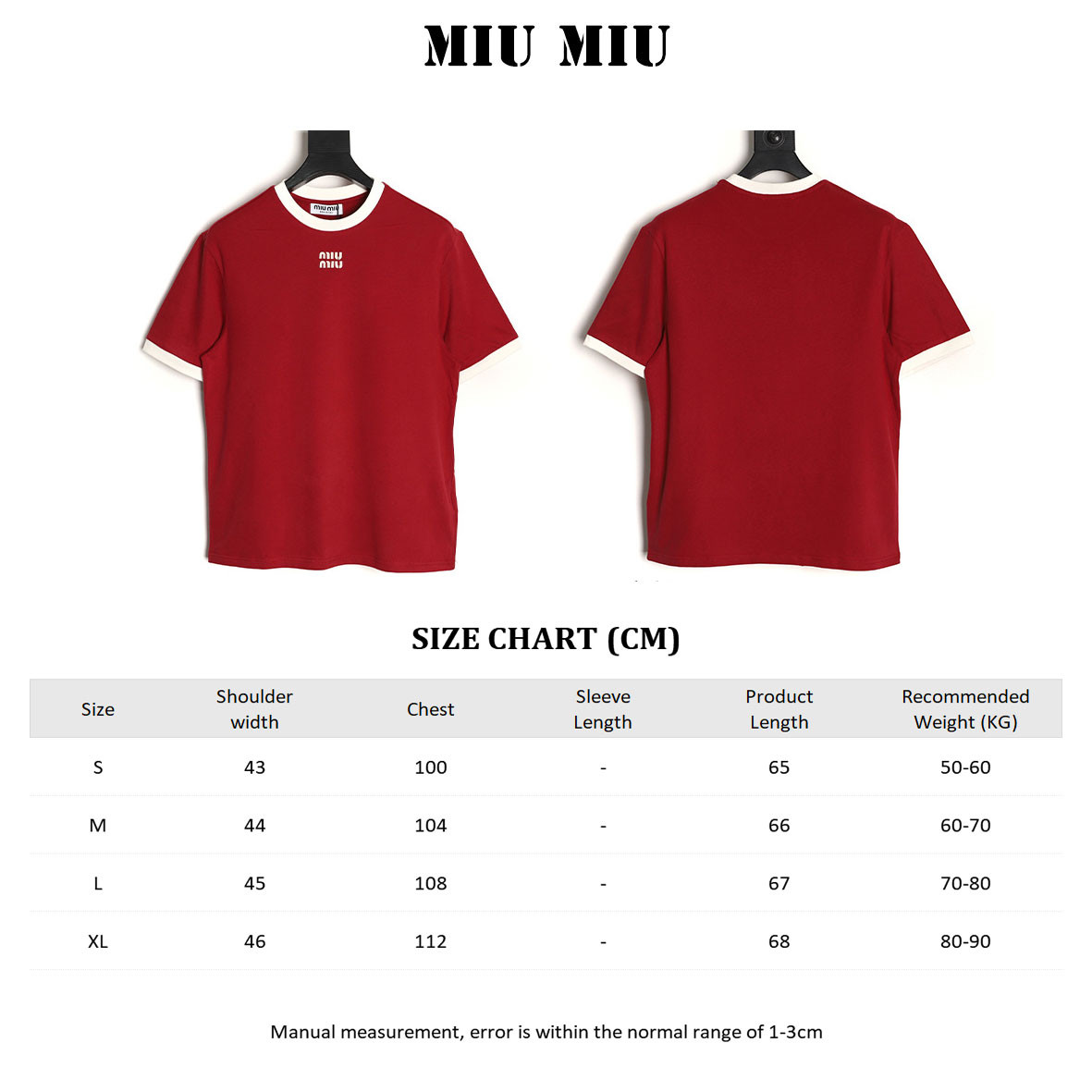 M1v M1v 26ss short-sleeved t-shirt
