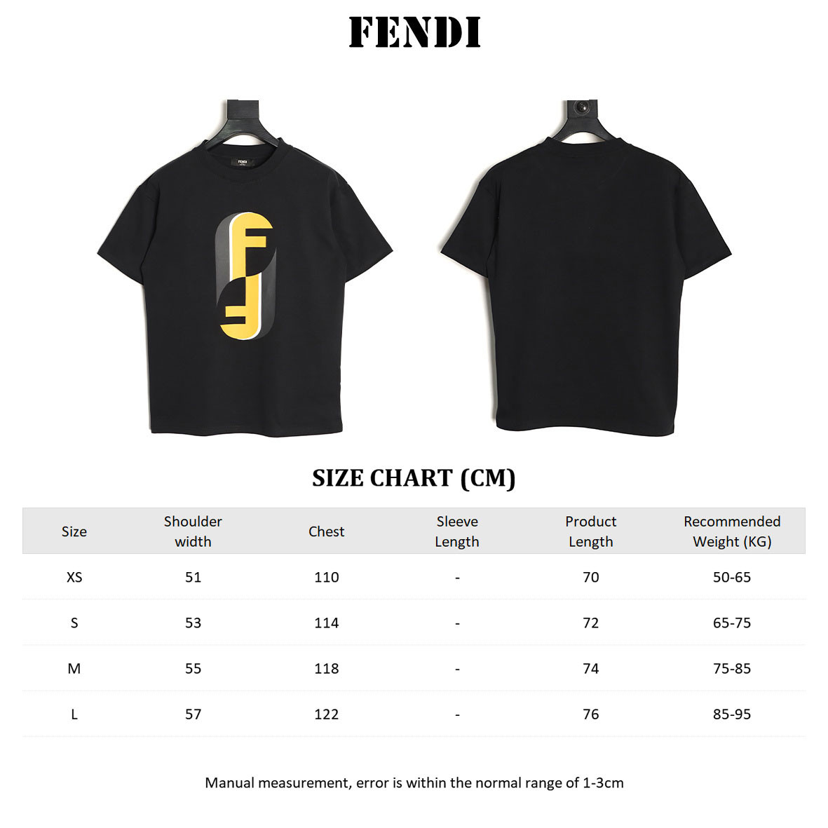 F**di 26ss short-sleeved t-shirt