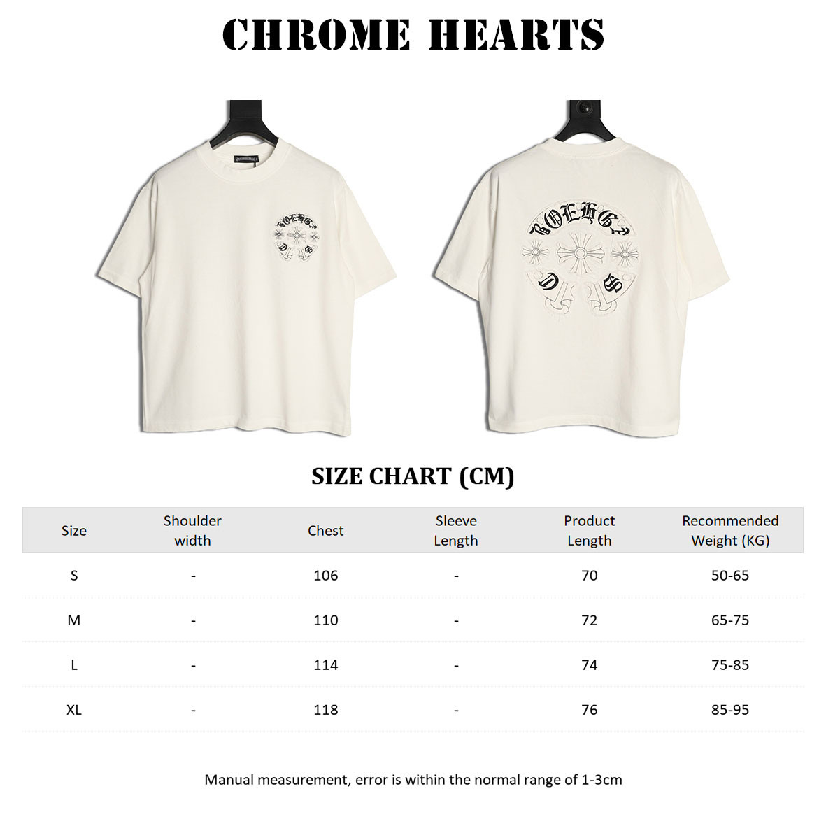 Ch*0me He**ts short-sleeved t-shirt