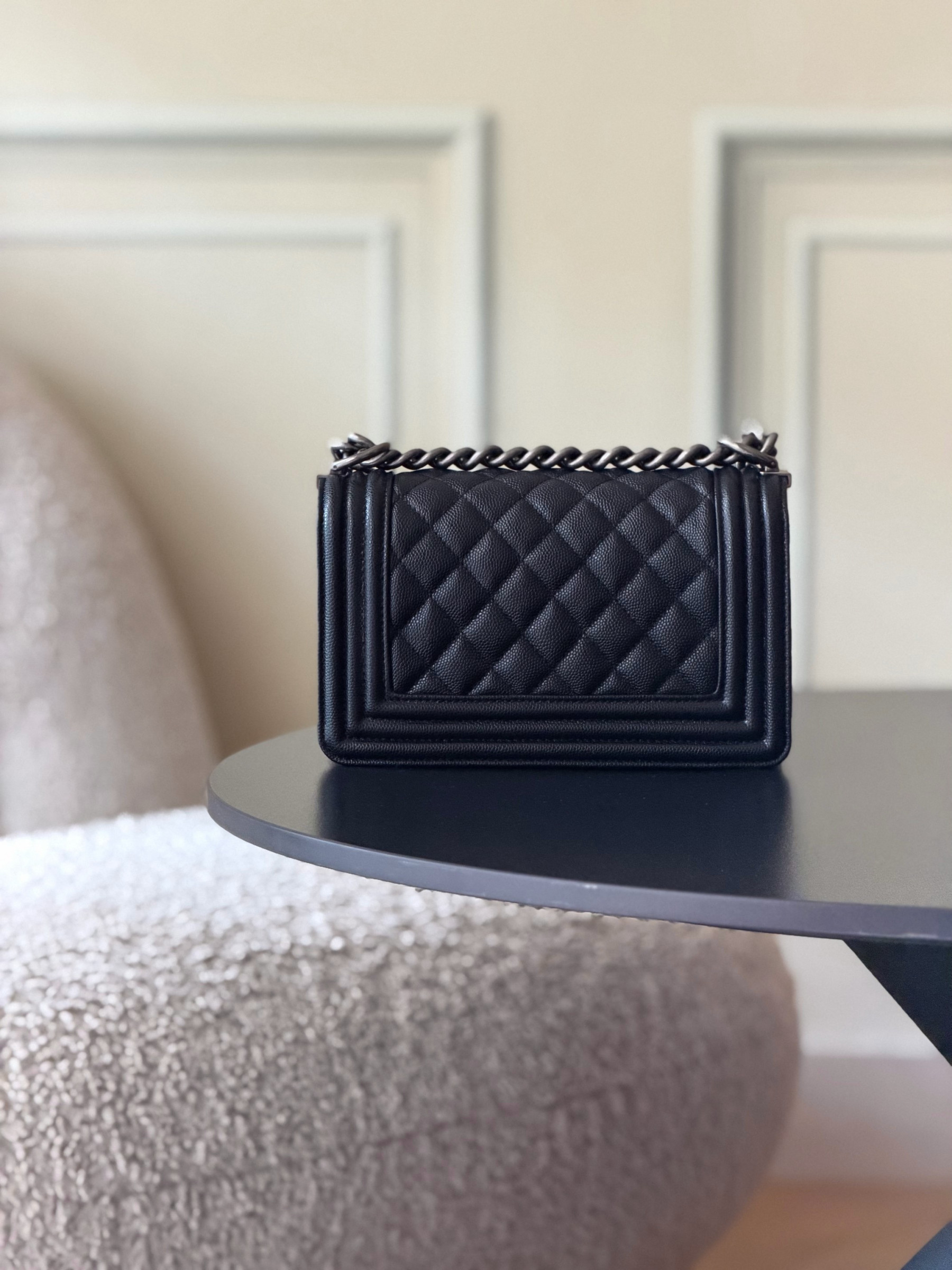 Chanel Boy Handbag 12x20x7cm
