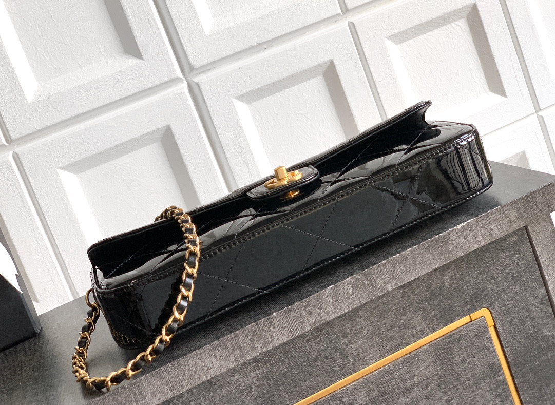 Chanel Large Flap Bag with Top Handle 12.5x30x5cm