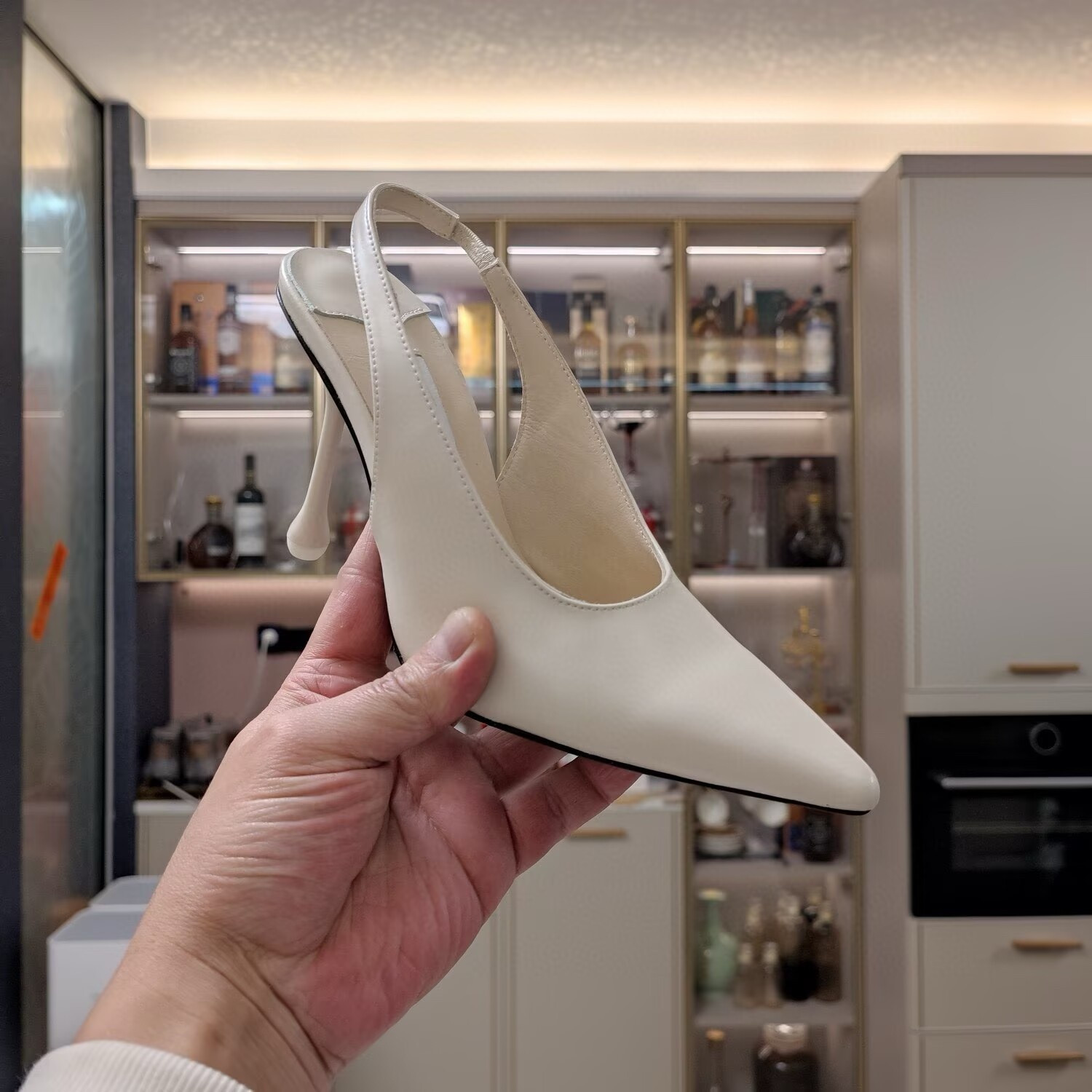 ua J1m*y Ch00 leather pumps 100mm
